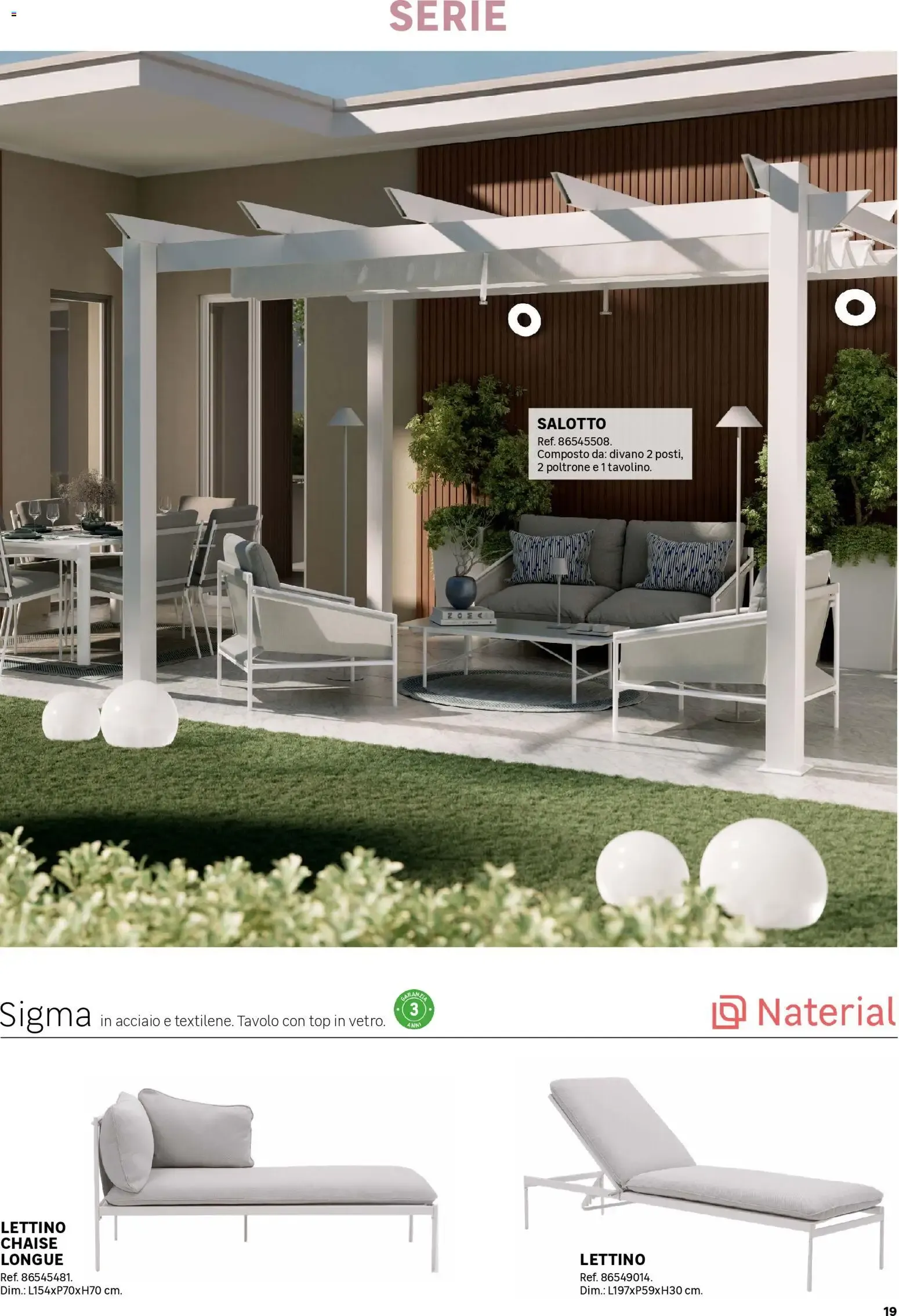 Catalogo Giardino 2026 - Mobili e complementi per esterni da 1 aprile a 30 settembre di 2026 - Pagina del volantino 19