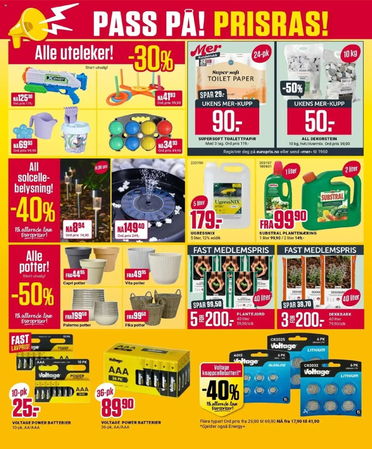 Europris: Siste salgsinnspurt! fra 20. juli til 26. juli 2026 - kundeavisside 8