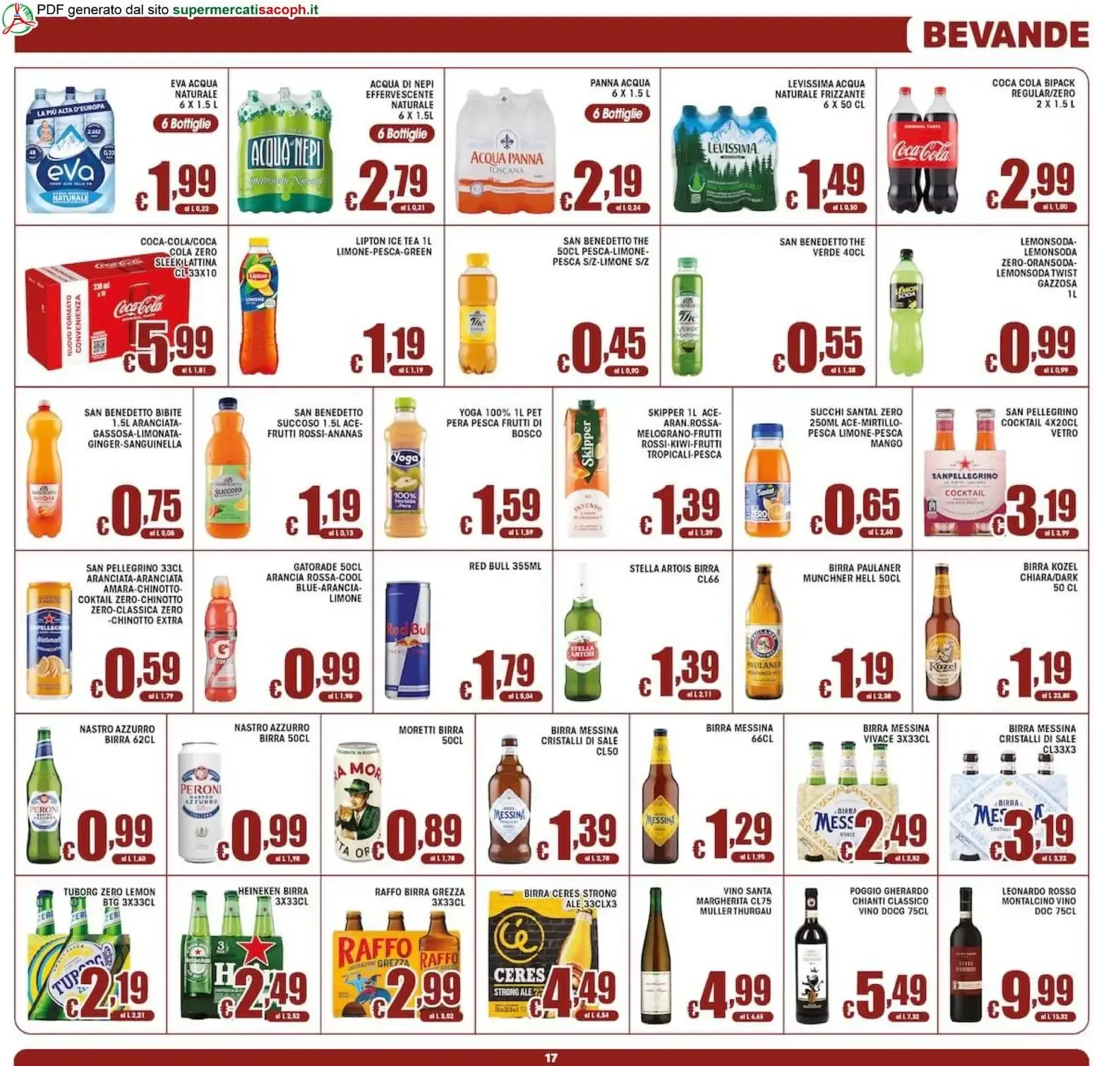 Sacoph volantino dal 02/10/2026 - online Offerte da 2 ottobre a 13 ottobre di 2026 - Pagina del volantino 17