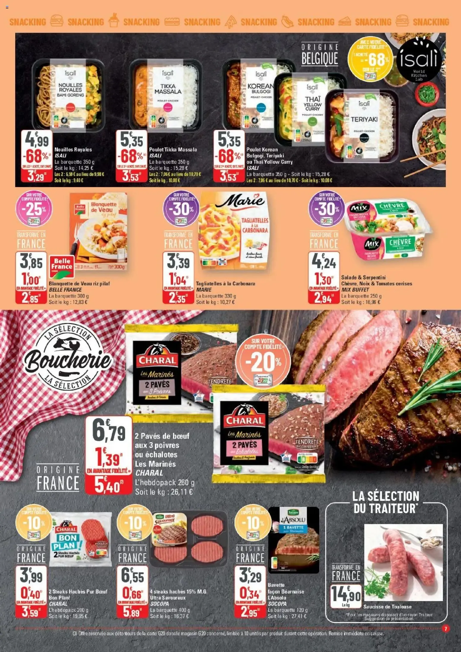 G20 Supermarchés catalogue à partir du 23/09/2026 - promo en ligne du 23 septembre au 4 octobre 2026 - Catalogue page 7