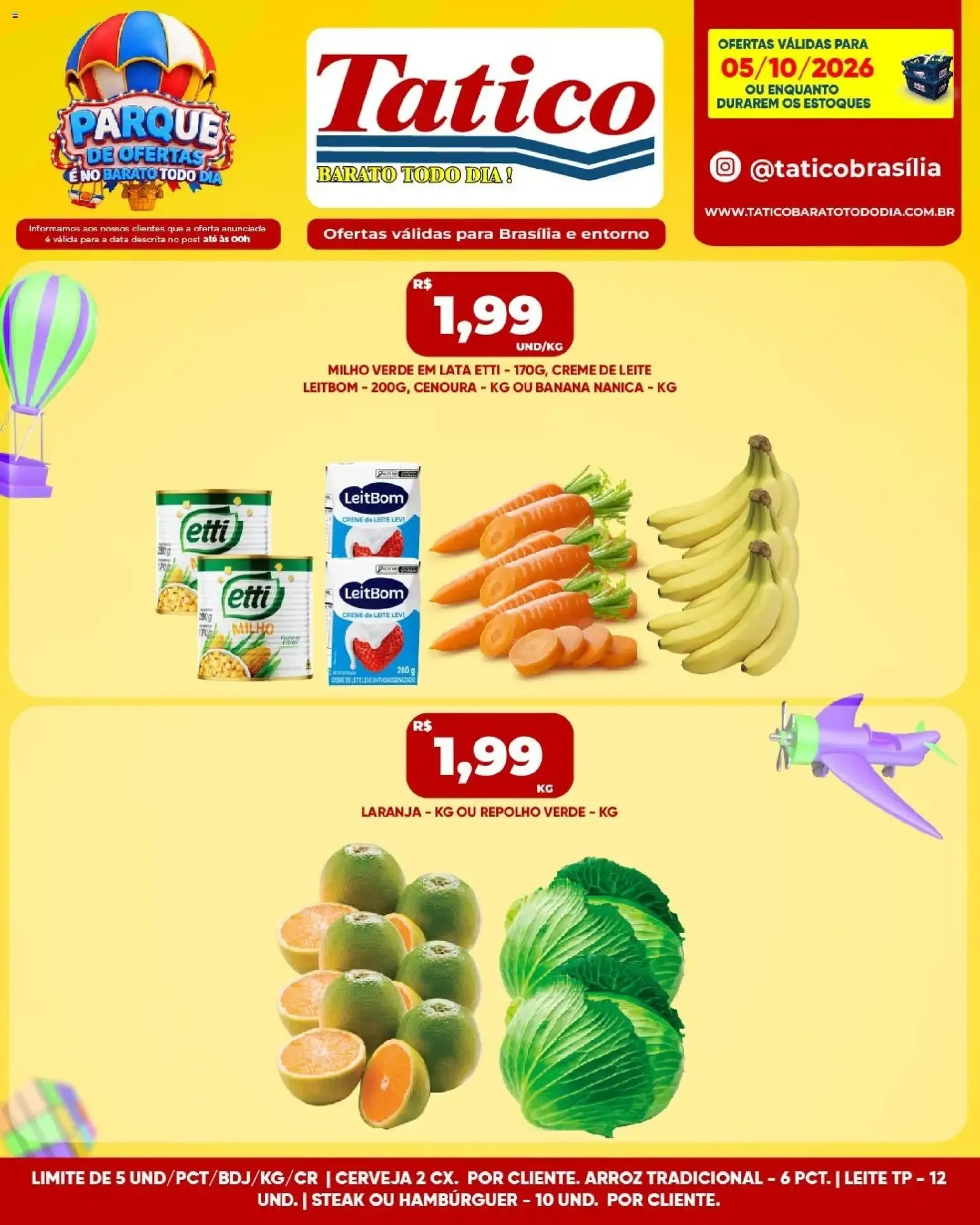 Encarte de Tatico ofertas do Dia de 05/10/2026 | Promoções Online 5 de outubro até 5 de outubro 2026 - Pagina 1