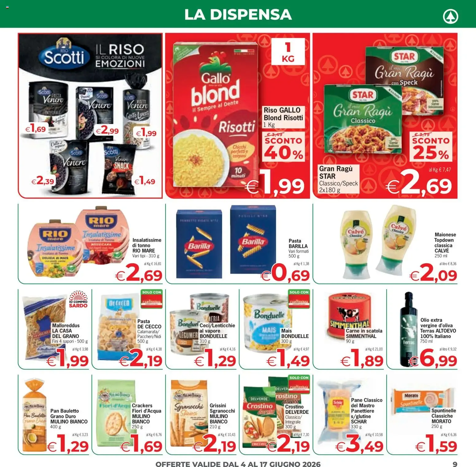 Despar Eurospar - Sconti Fino al 50% da 4 giugno a 17 giugno di 2026 - Pagina del volantino 9