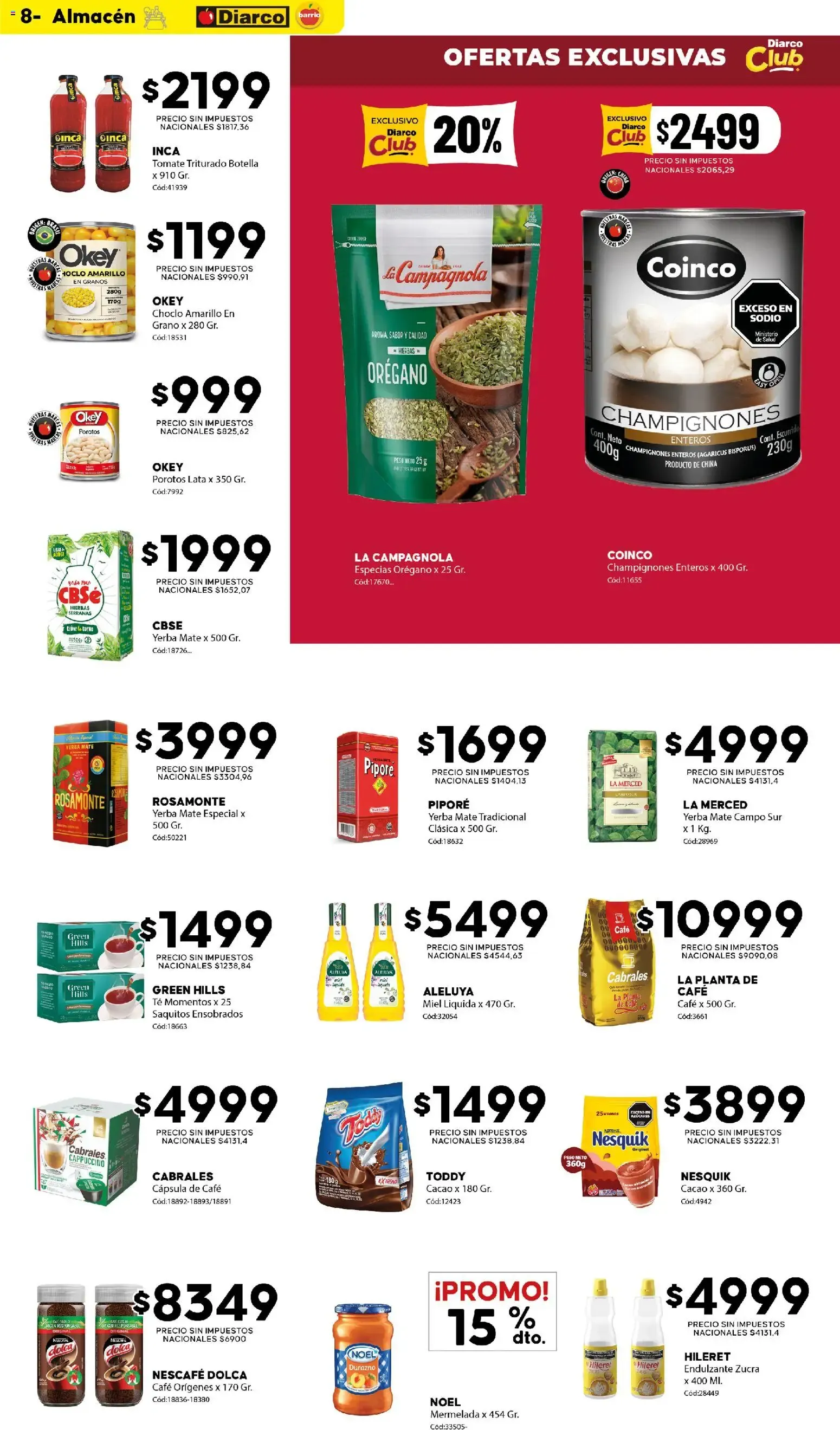 Ofertas de Diarco - Ofertas Diarco Barrio del 24/08 - 28/08 24 de agosto al 28 de agosto 2026 - Página 8 del catálogo