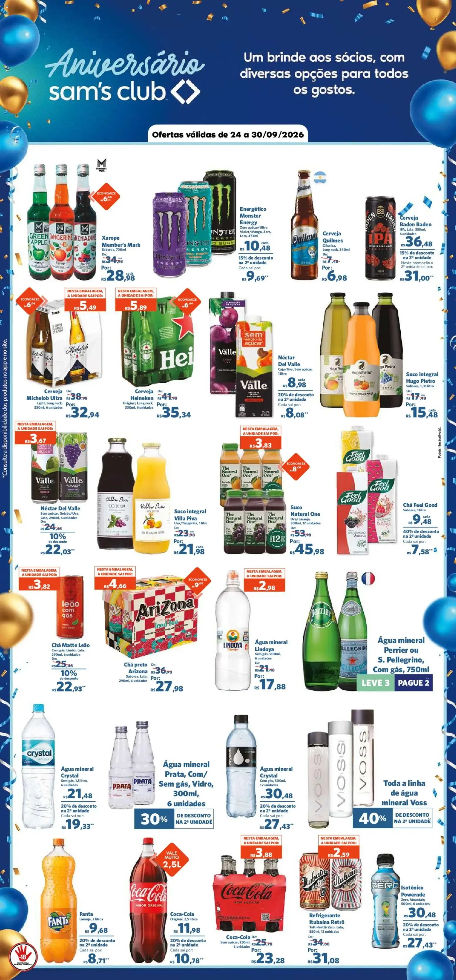 Encarte de Aniversário Sam's Club - Ofertas válidas de 24 a 30/09/2026 24 de setembro até 30 de setembro 2026 - Pagina 6