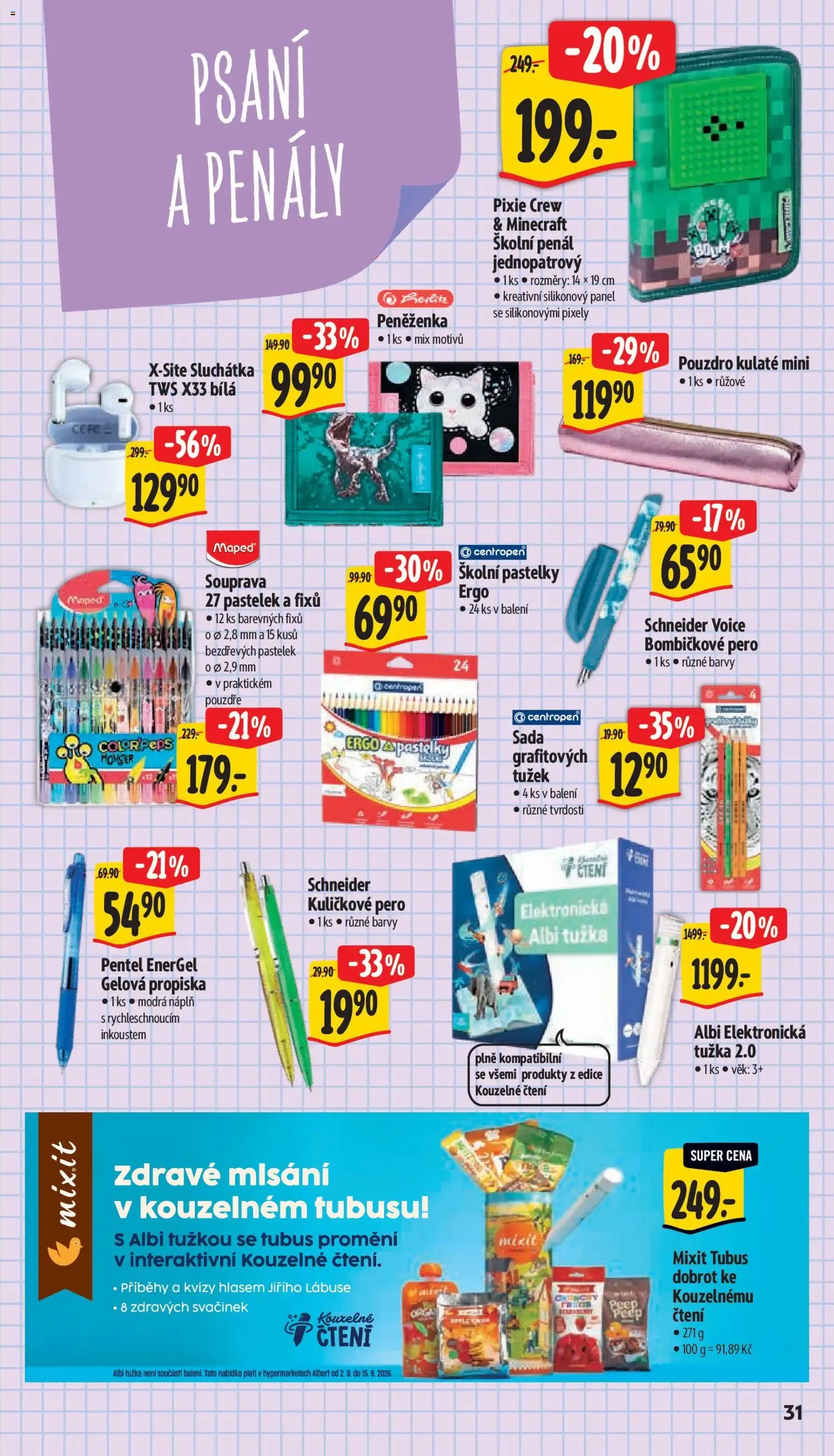 Albert leták - Hypermarket od 02.09.2026 - Akční leták - 2. září 8. září 2026 - Page 39