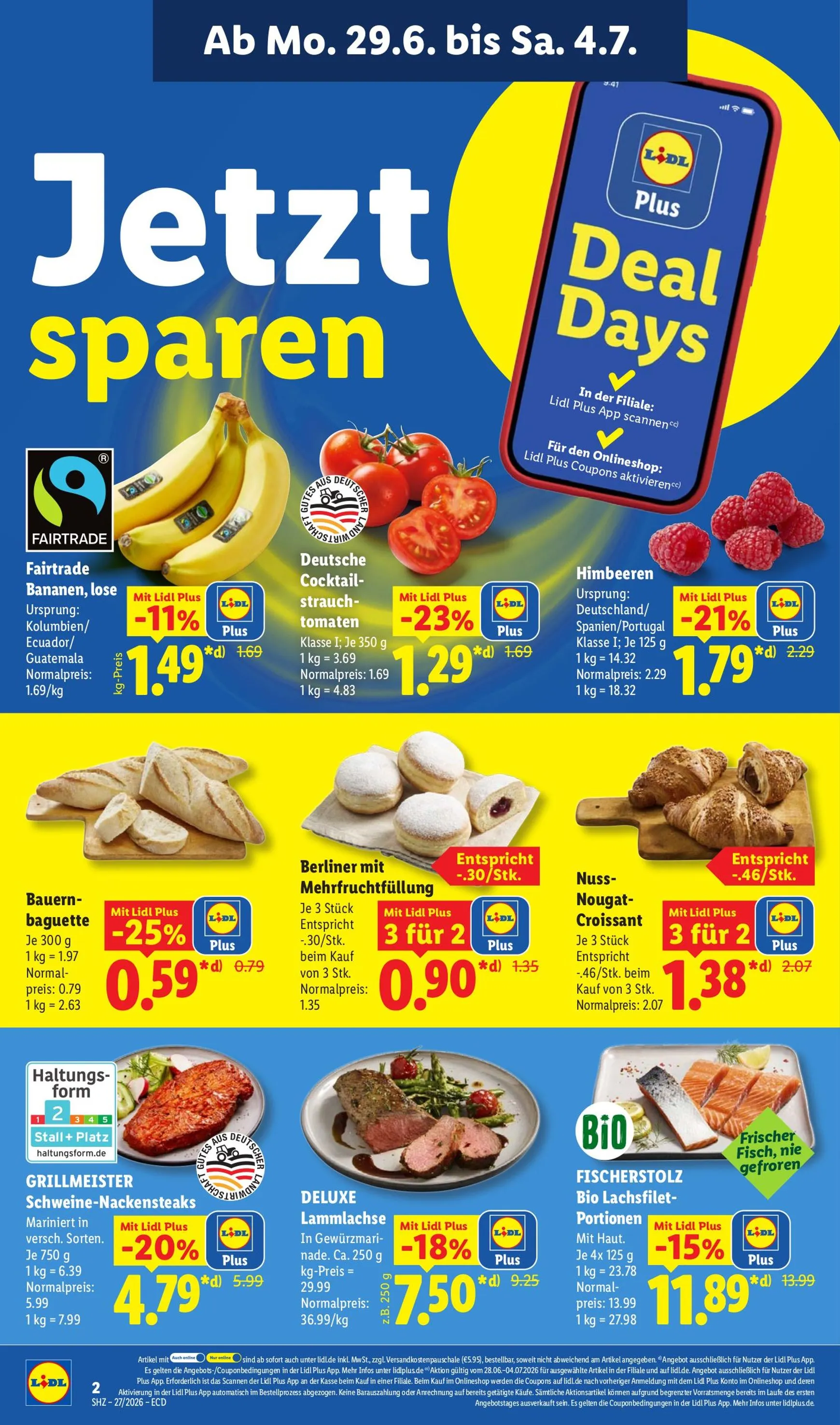 Lidl Prospekt – von Montag 29.06.2026 bis Samstag 04.07.2026 von 29. Juni bis 4. Juli 2026 - Prospekt seite 2