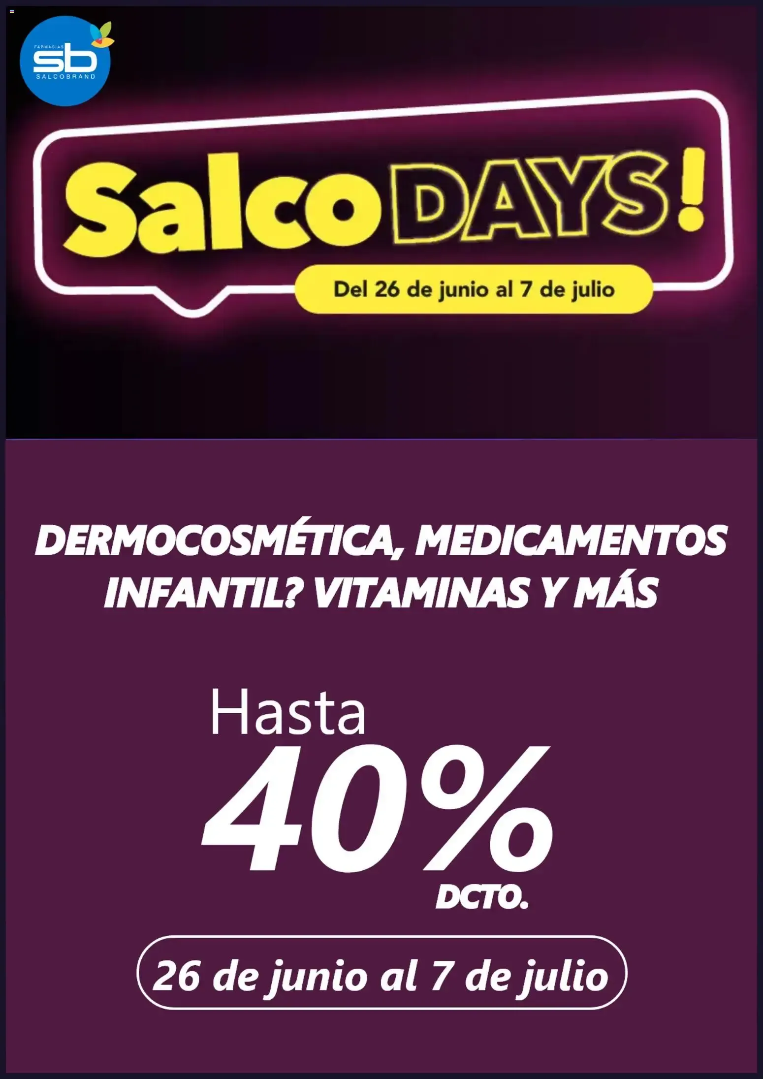 Catálogo de Salco DAYS! 26 de junio al 7 de julio 2026 - Página 1