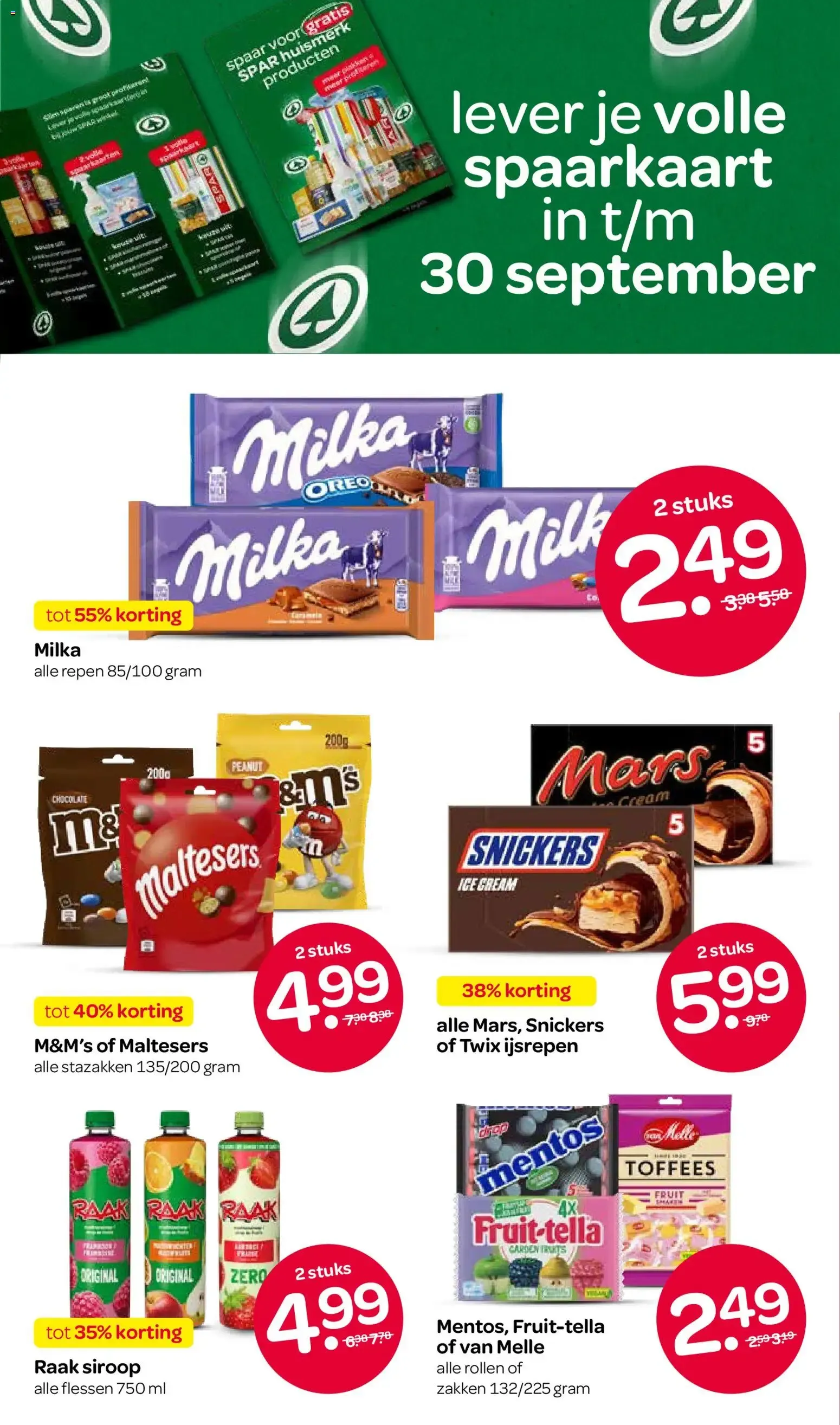 Spar: 1+2 gratis en leche Campina Langlekker van 24 september tot 7 oktober 2026 - Folder pagina 13