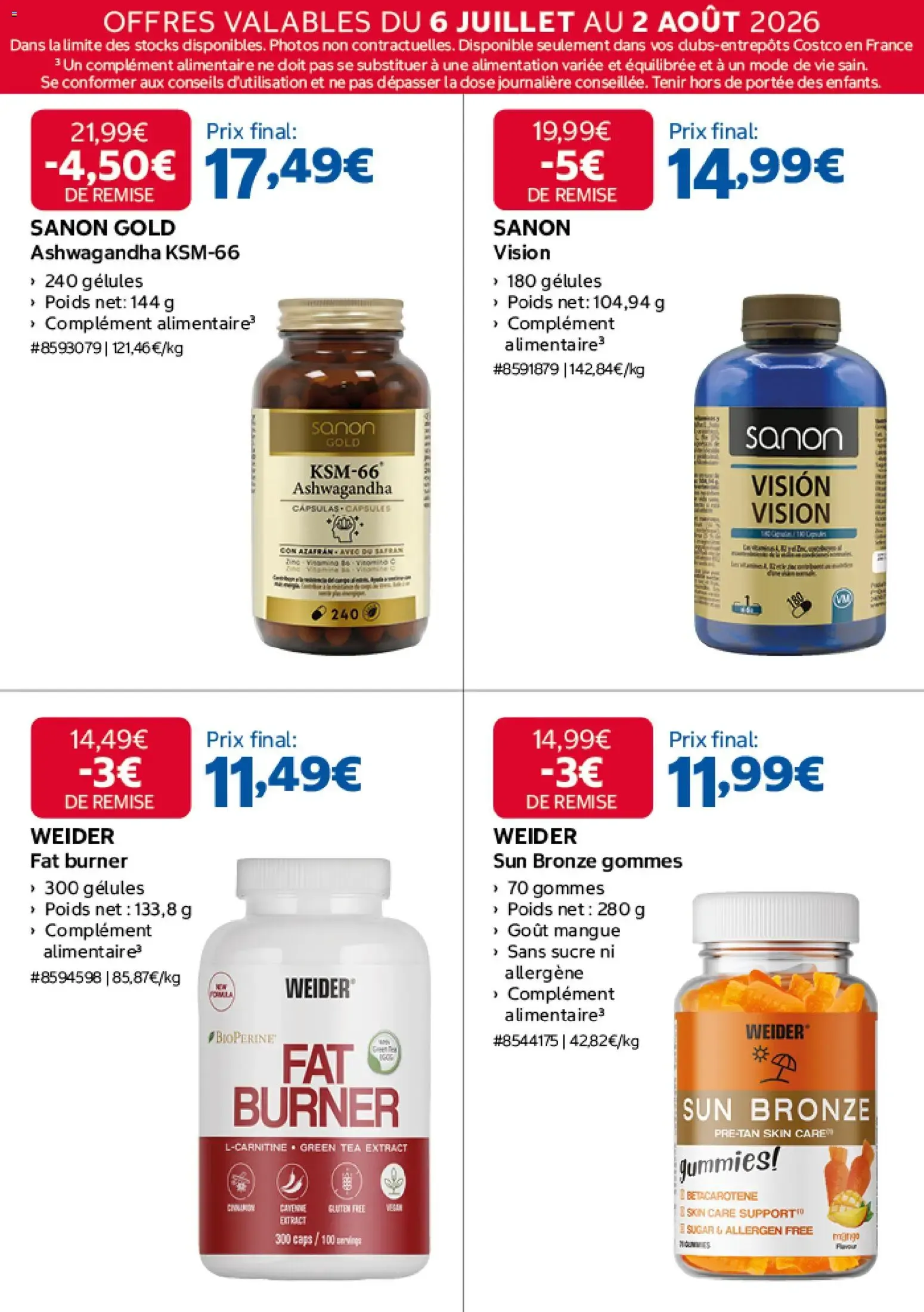 Costco catalogue à partir du 06/07/2026 - promo en ligne du 6 juillet au 2 août 2026 - Catalogue page 15