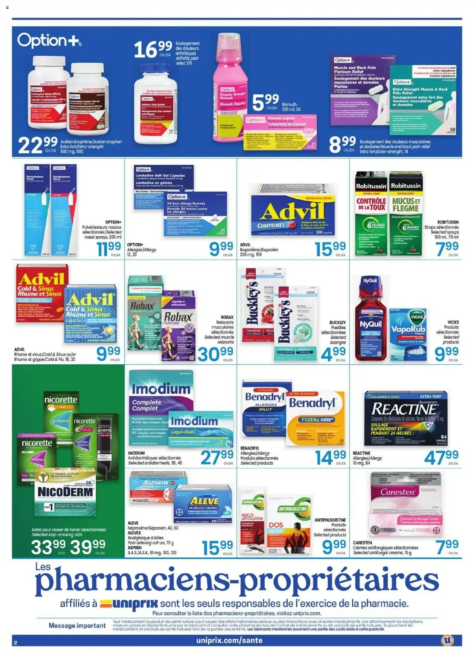 Uniprix - Uniprix Sante from Sep 17, 2026 > weekly specials & deals from September 17 to September 23 2026 - flyer page 2