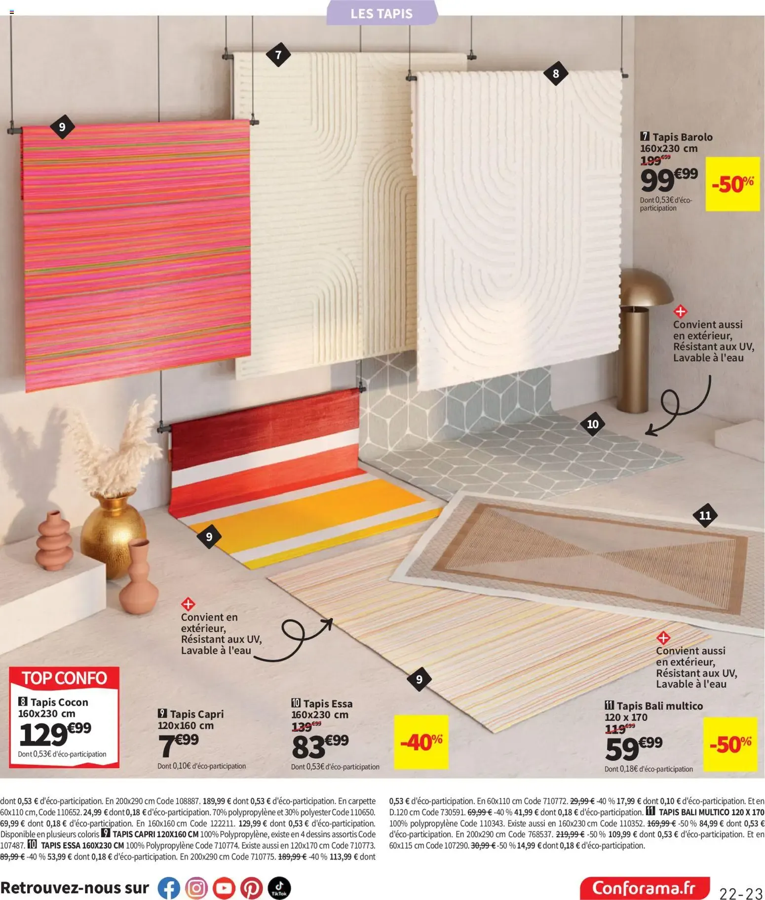Conforama catalogue à partir du 09/06/2026 - promo en ligne du 9 juin au 6 juillet 2026 - Catalogue page 23