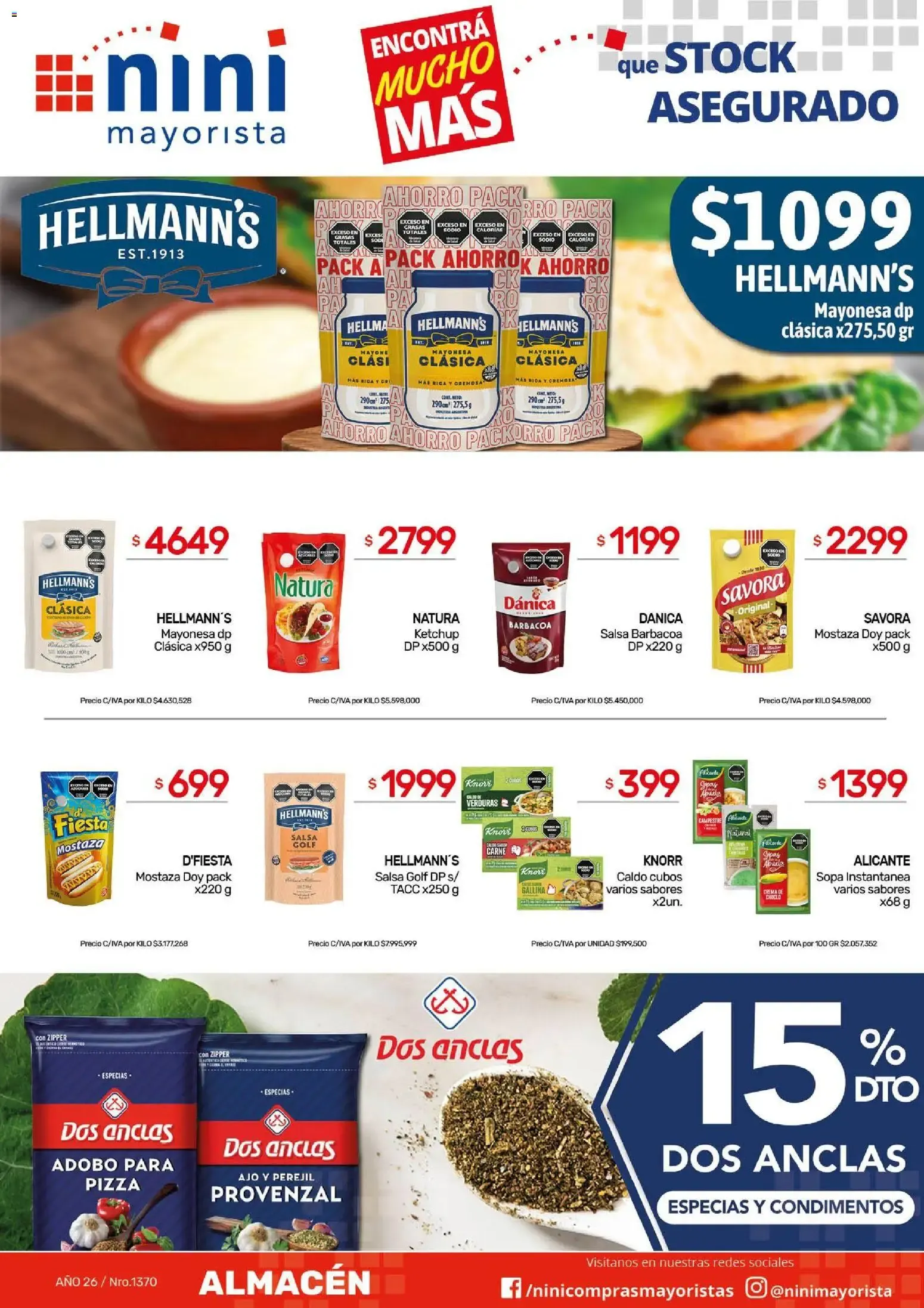 Ofertas de NINI Mayorista ofertas del 27/07/2026 - 02/08/2026 27 de julio al 2 de agosto 2026 - Página 22 del catálogo