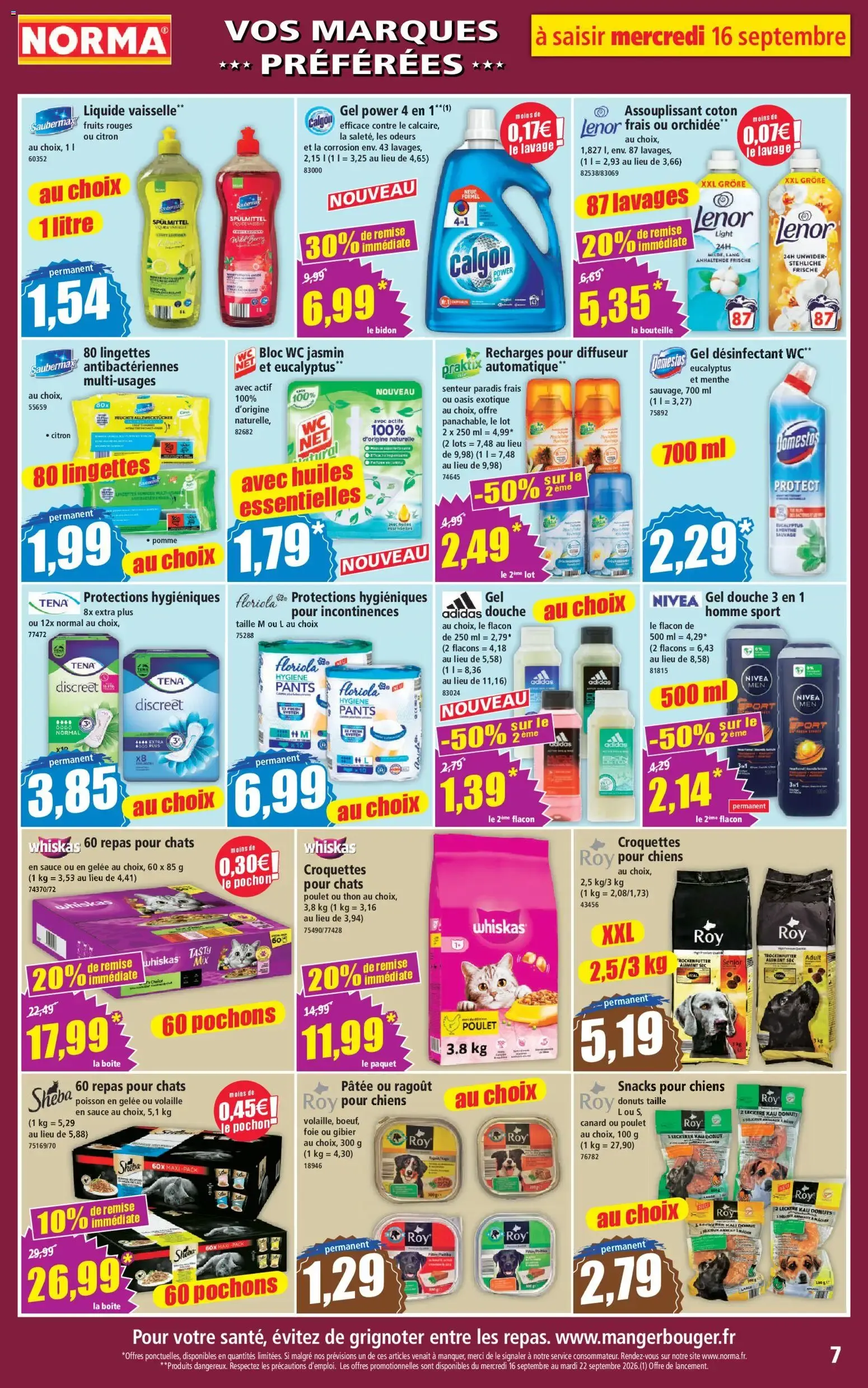 Norma Votre Discounter Régional du 16 septembre au 22 septembre 2026 - Catalogue page 7