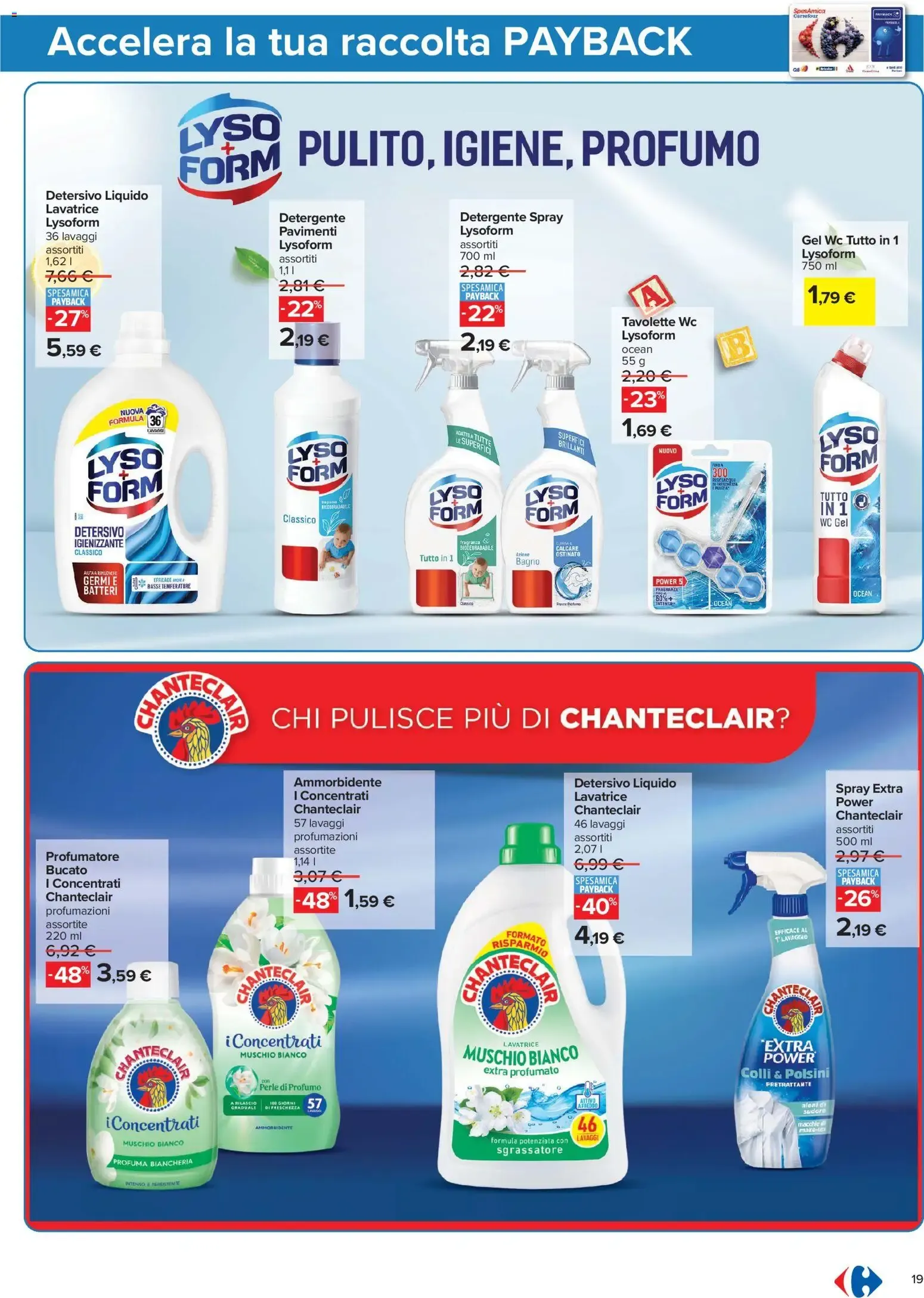 Nuovo Carrefour volantino Iper - Punti Sprint Payback dal 16/06/2026 > offerte anteprima 🛍️ da 16 giugno a 29 giugno di 2026 - Pagina del volantino 19