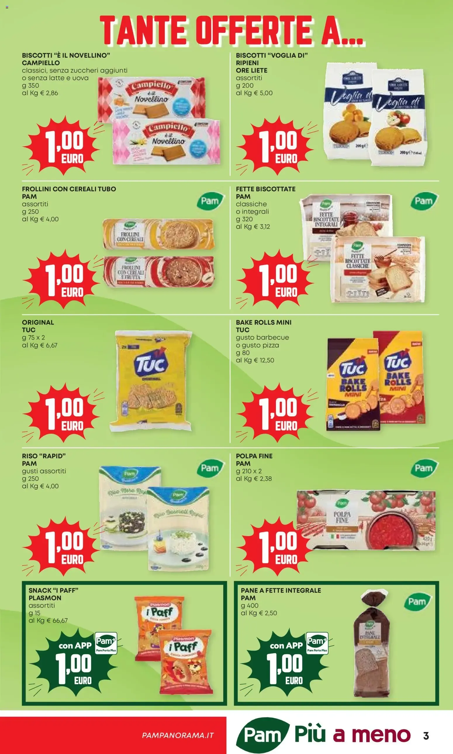 TANTE OFFERTE A 1, 2, 3 EURO! da 24 settembre a 7 ottobre di 2026 - Pagina del volantino 3
