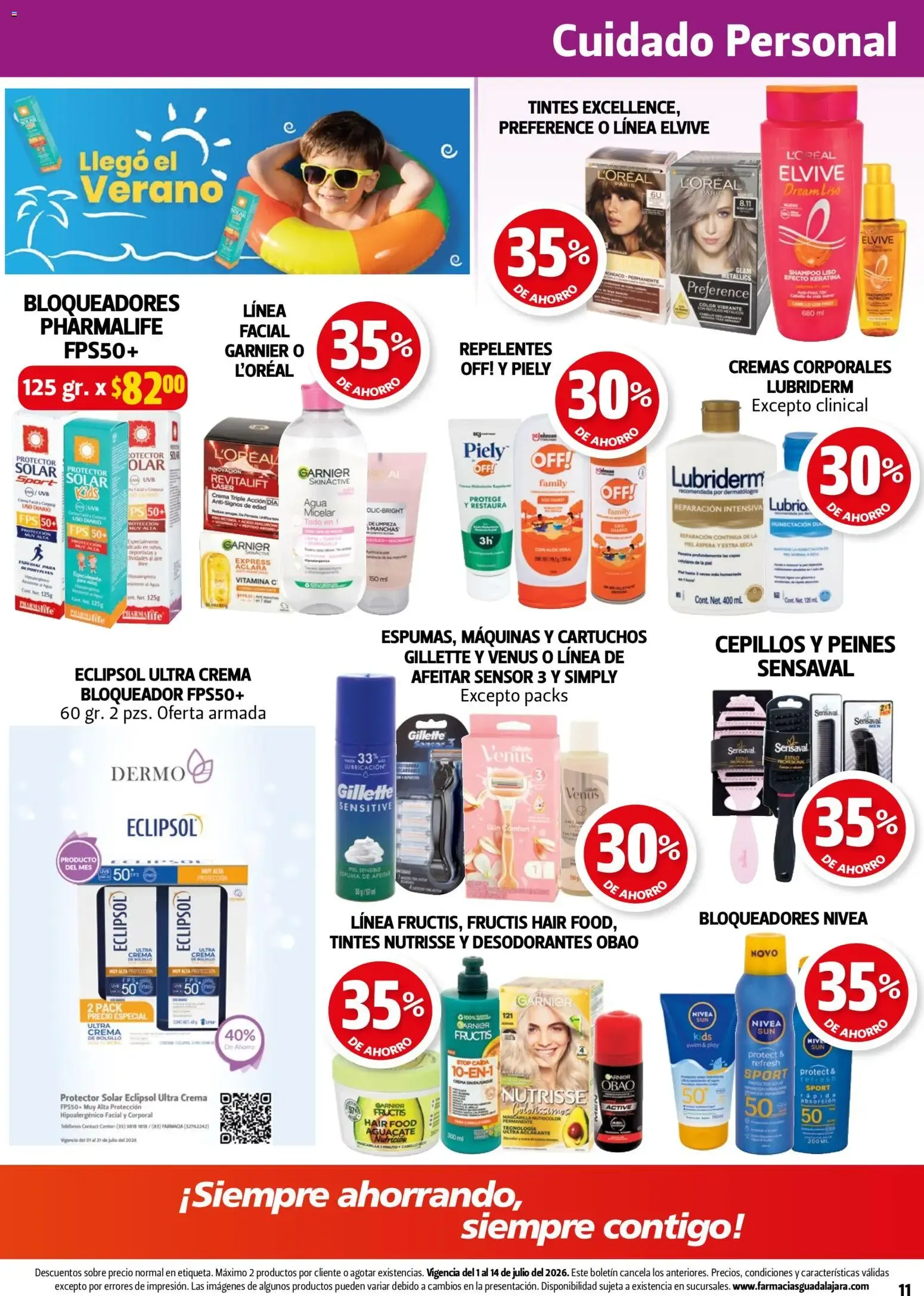 Catálogo de Farmacia Guadalajara catálogo (01/07/2026 - 14/07/2026) - catálogo en línea 1 de julio al 14 de julio 2026 - Pagina 11