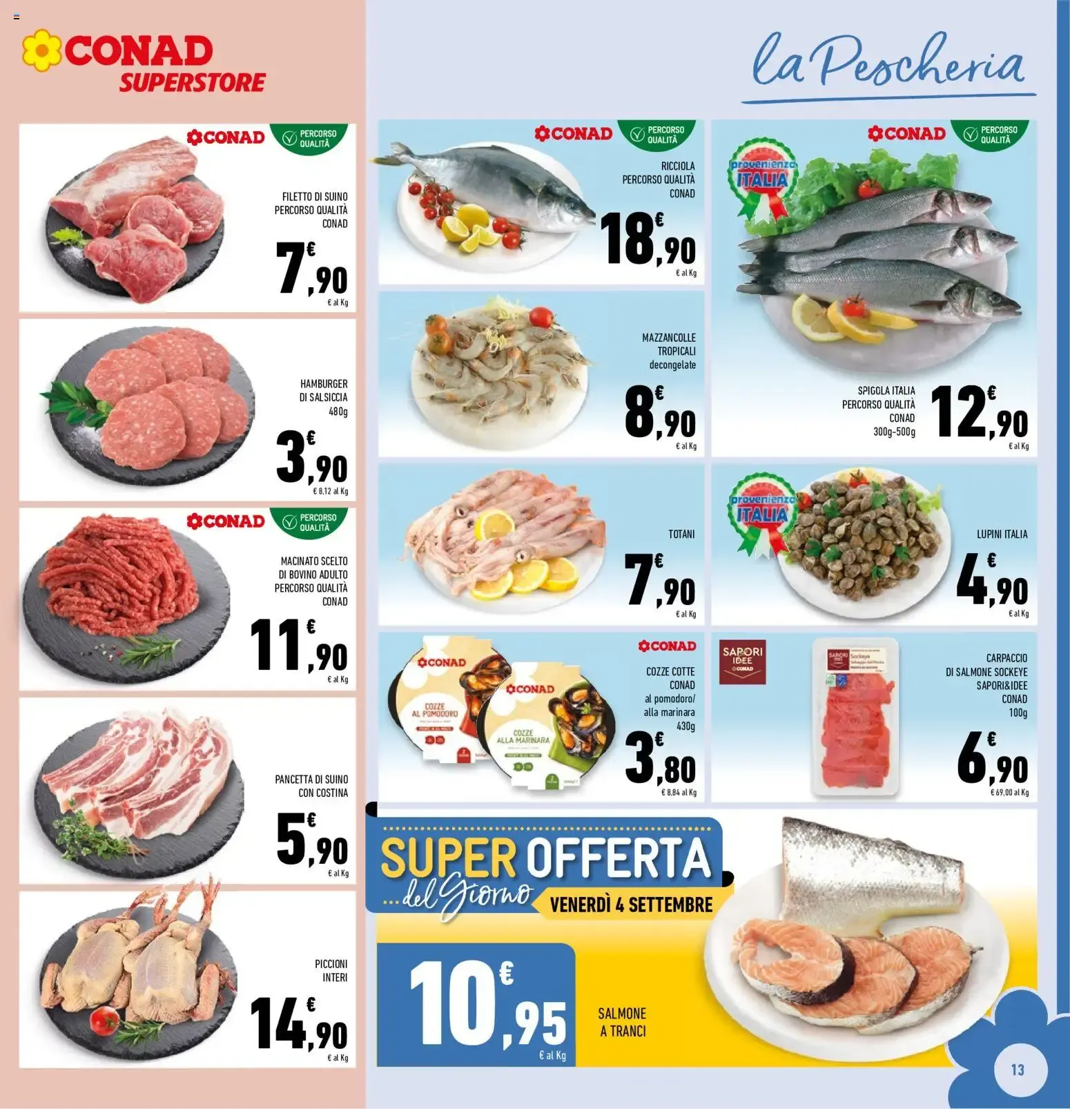 Volantino Conad dal 26/08/2026 > Anteprima da 26 agosto a 6 settembre di 2026 - Pagina del volantino 13