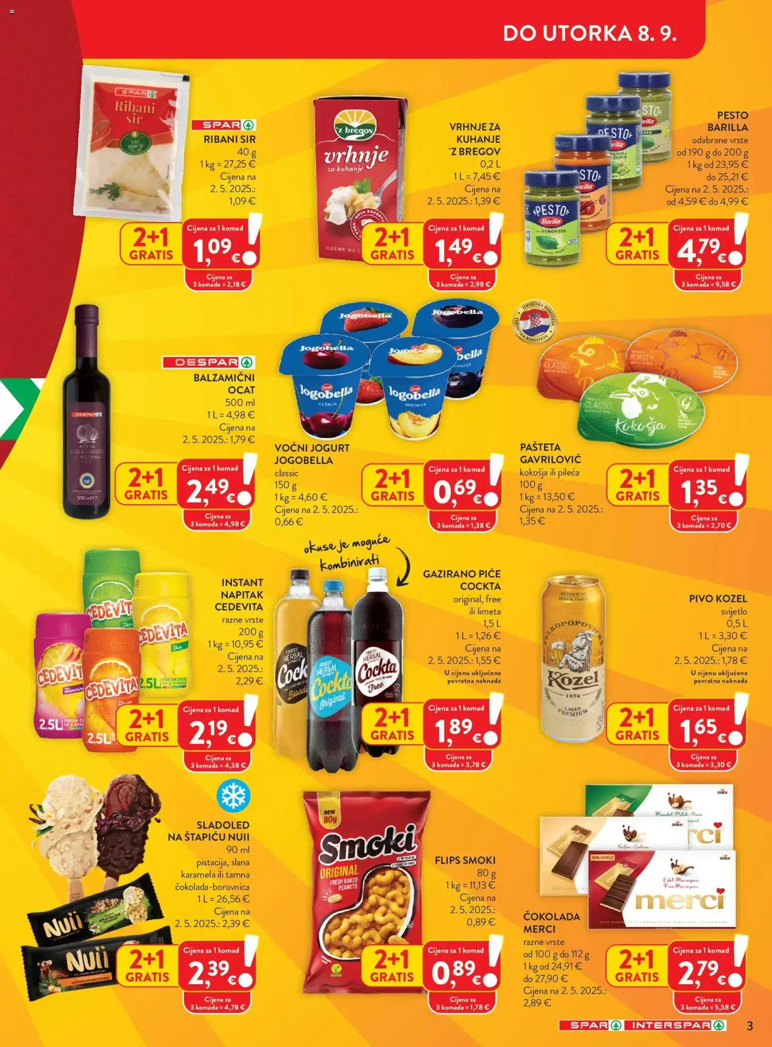 Katalog Interspar Katalog novi od 02.09.2026 na listanje > letak digitalni od 2. rujna do 8. rujna 2026. - Pregled Stranica 3