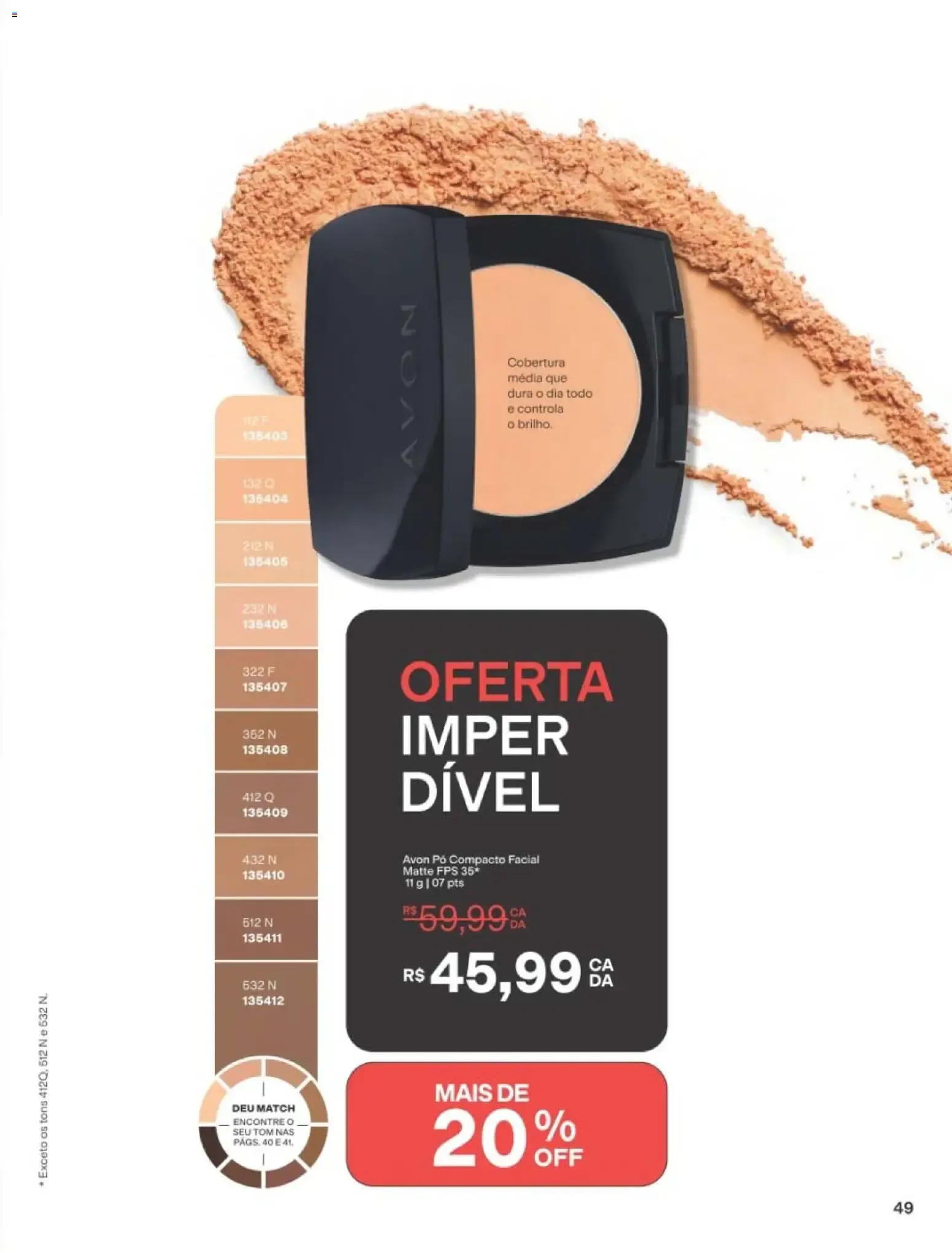 Encarte de Avon | Campanha Ciclo 12/2026 | Mês do Batom com Power Stay Matte Glitter 19 de julho até 9 de agosto 2026 - Pagina 49