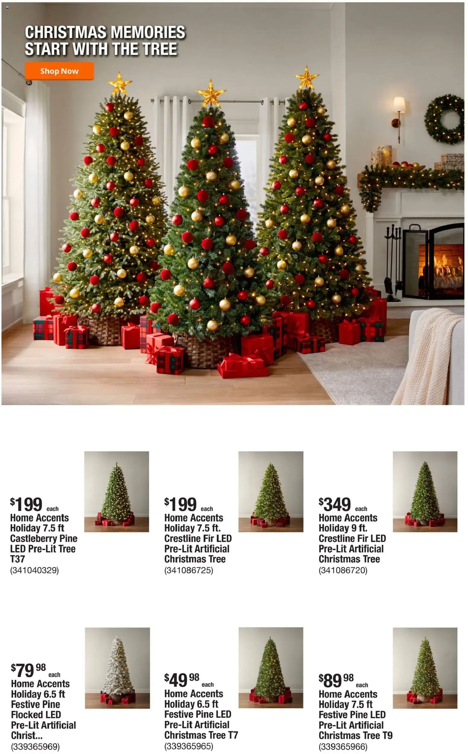 Weekly promotion Home Accents Holiday Decorations spanning from October 22 to November 5 2026 - Page 2 for Catalogue 365
