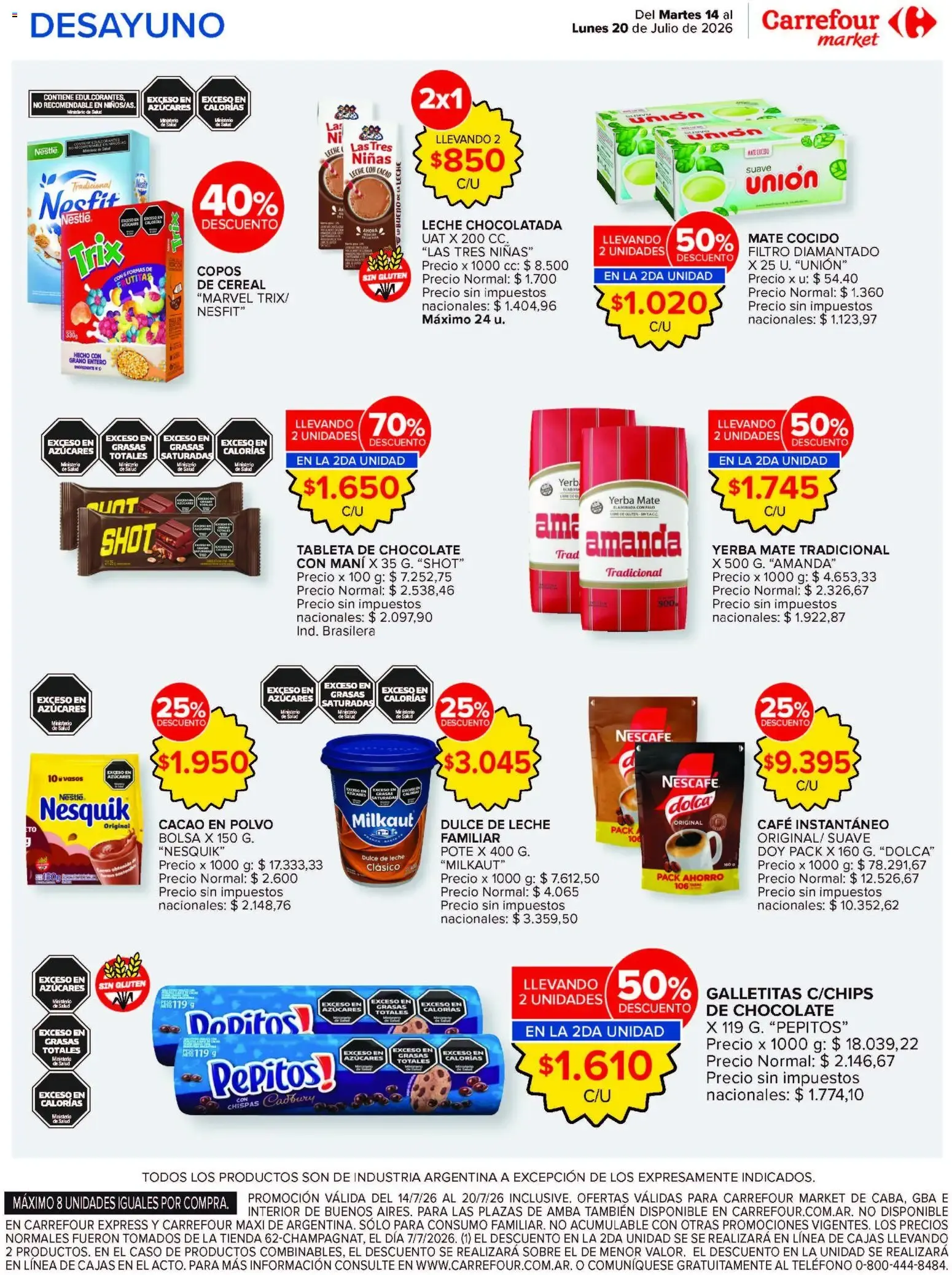 Ofertas de Carrefour Market catálogo del 14/07/2026 - 20/07/2026 14 de julio al 20 de julio 2026 - Página 9 del catálogo