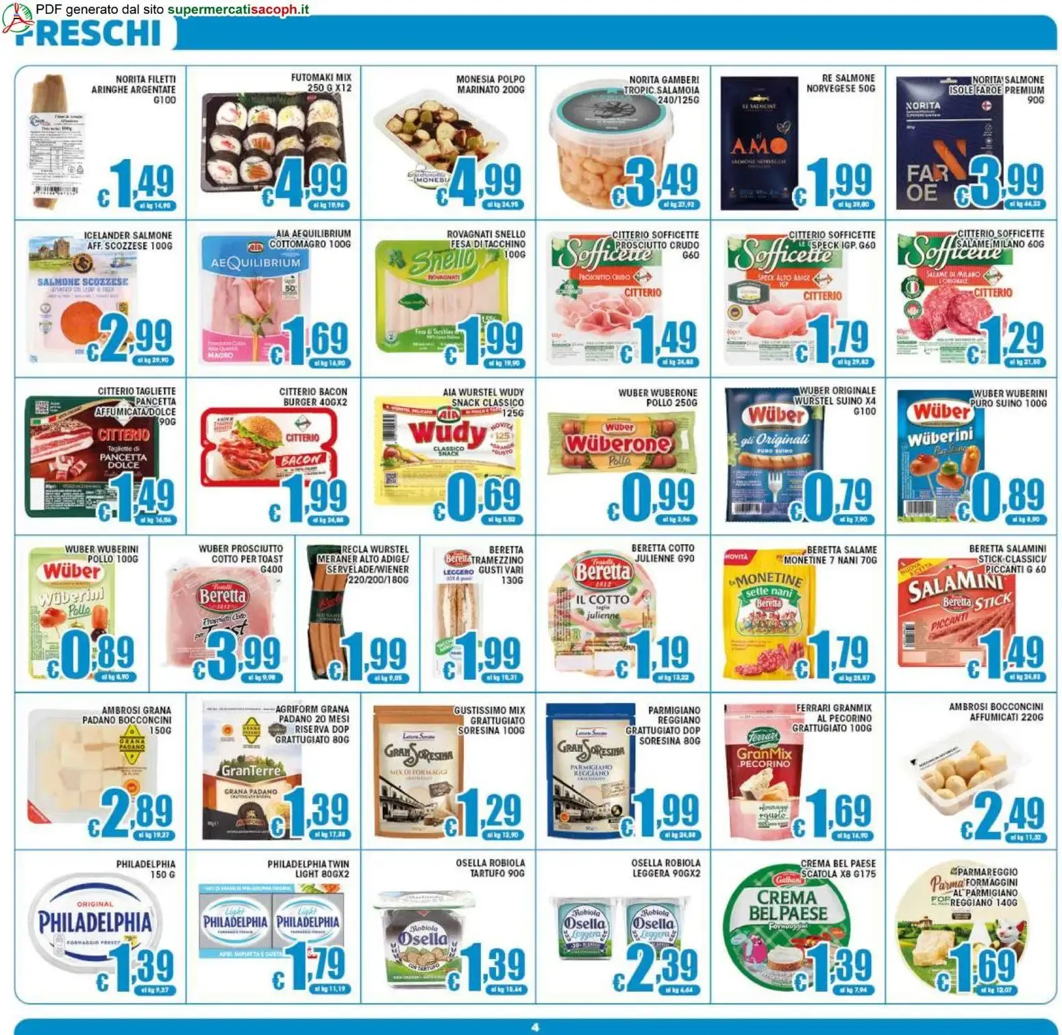 Sacoph volantino dal 19/06/2026 - online Offerte da 19 giugno a 30 giugno di 2026 - Pagina del volantino 4