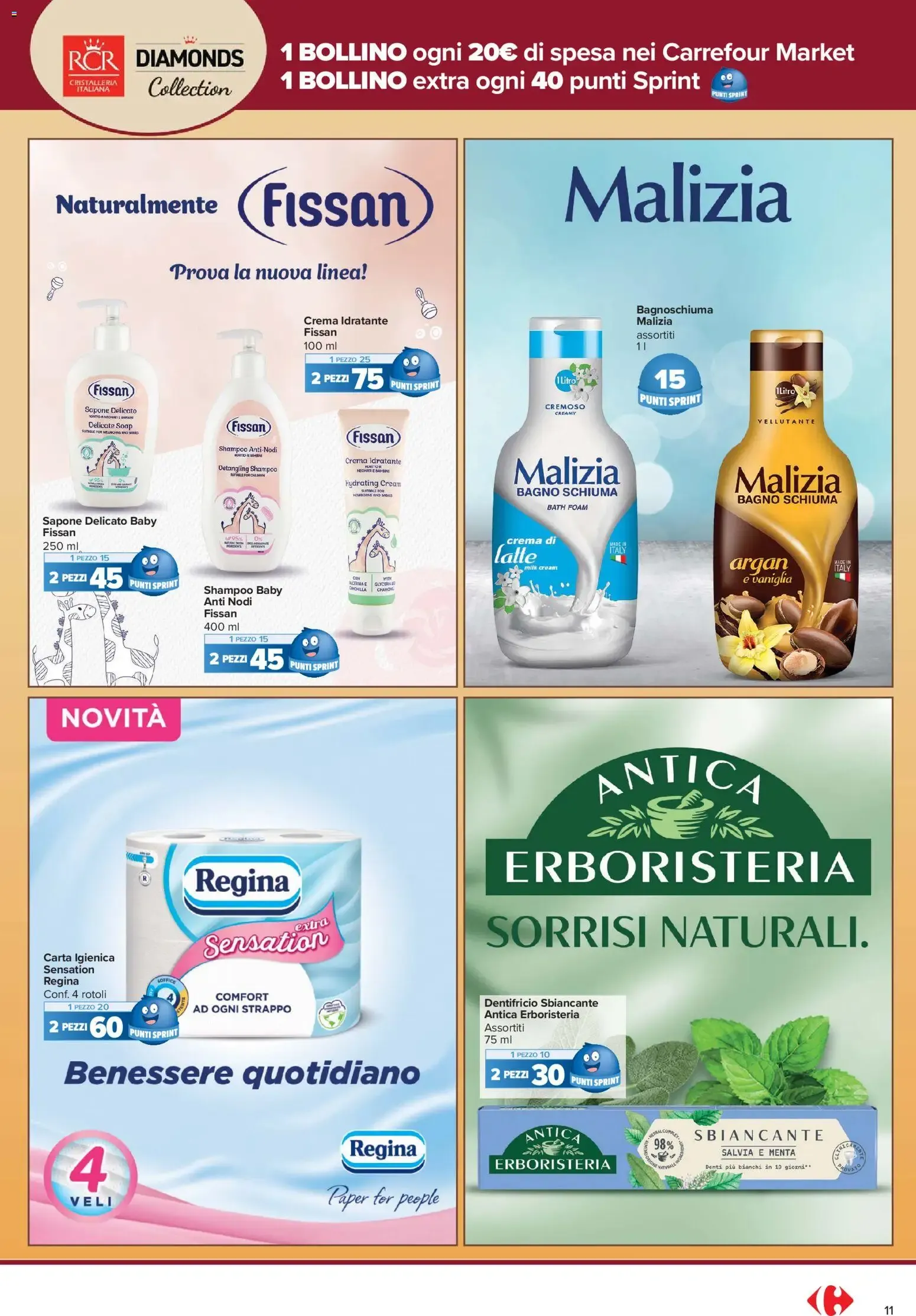 Nuovo Carrefour volantino Market - Punti Sprint Payback dal 15/09/2026 > offerte anteprima 🛍️ da 15 settembre a 28 settembre di 2026 - Pagina del volantino 11