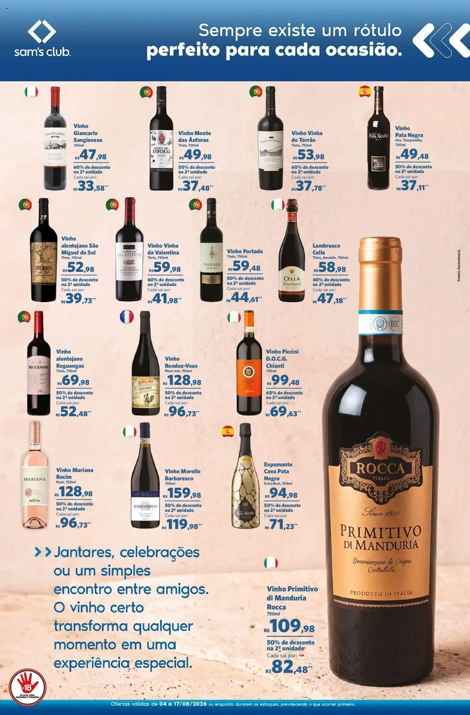 Encarte de Sam's Club ofertas Free Shop de 04/08/2026 | Promoções Online 4 de agosto até 17 de agosto 2026 - Pagina 7