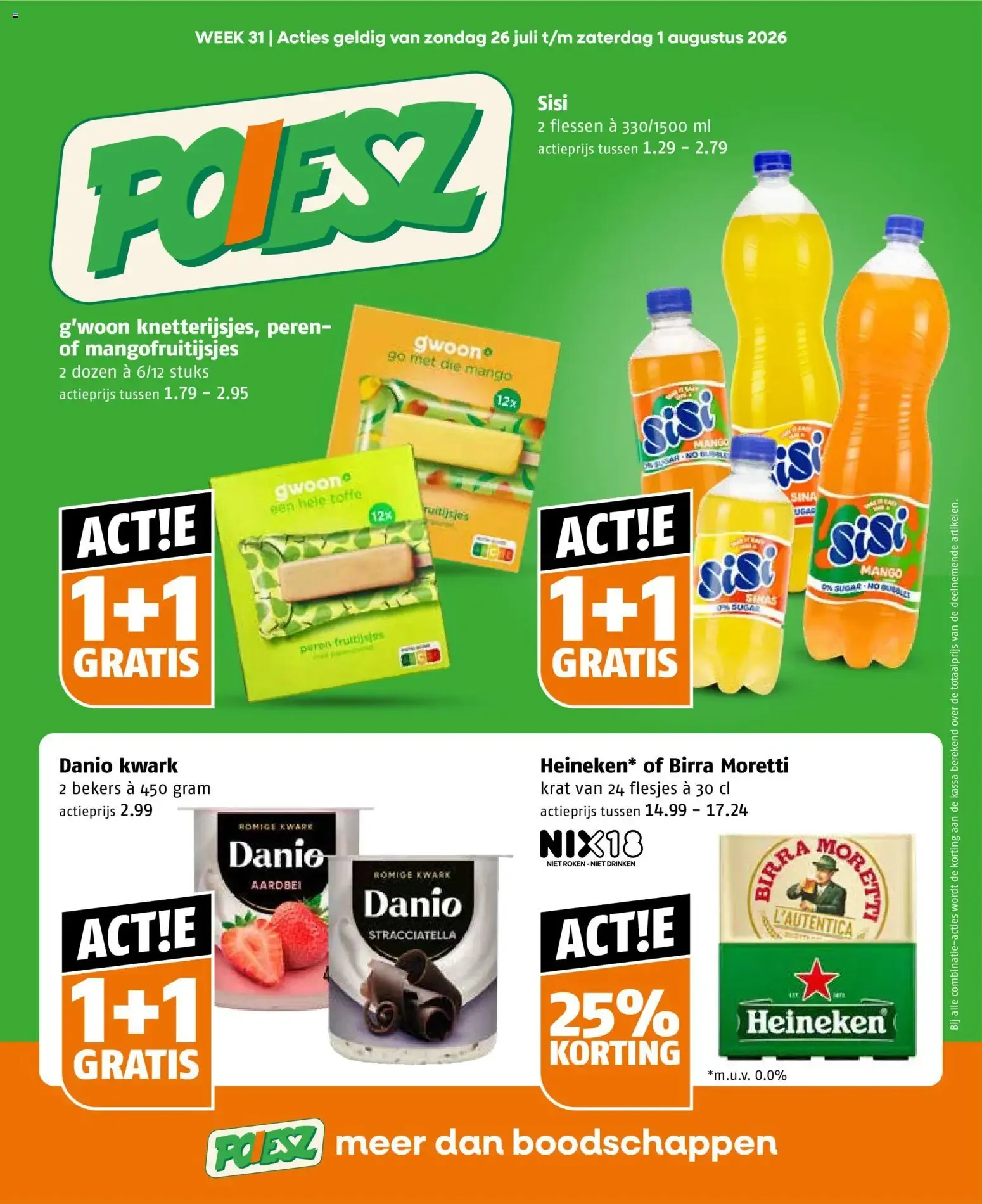 Poiesz folder vanaf 26-07-2026 || NIEUWE van 26 juli tot 1 augustus 2026 - Folder pagina 1