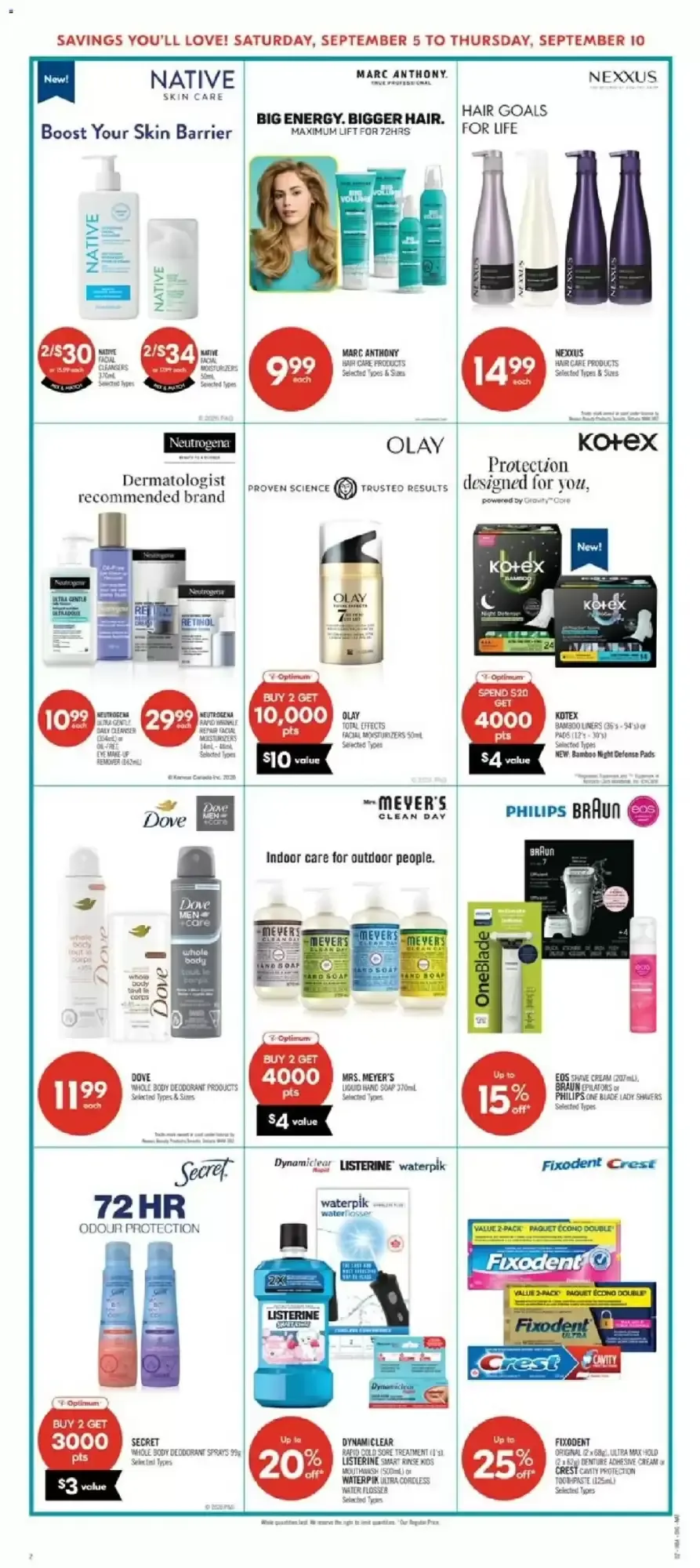 Shoppers Drug Mart flyer week 36 from September 5 to September 10 2026 - flyer page 13