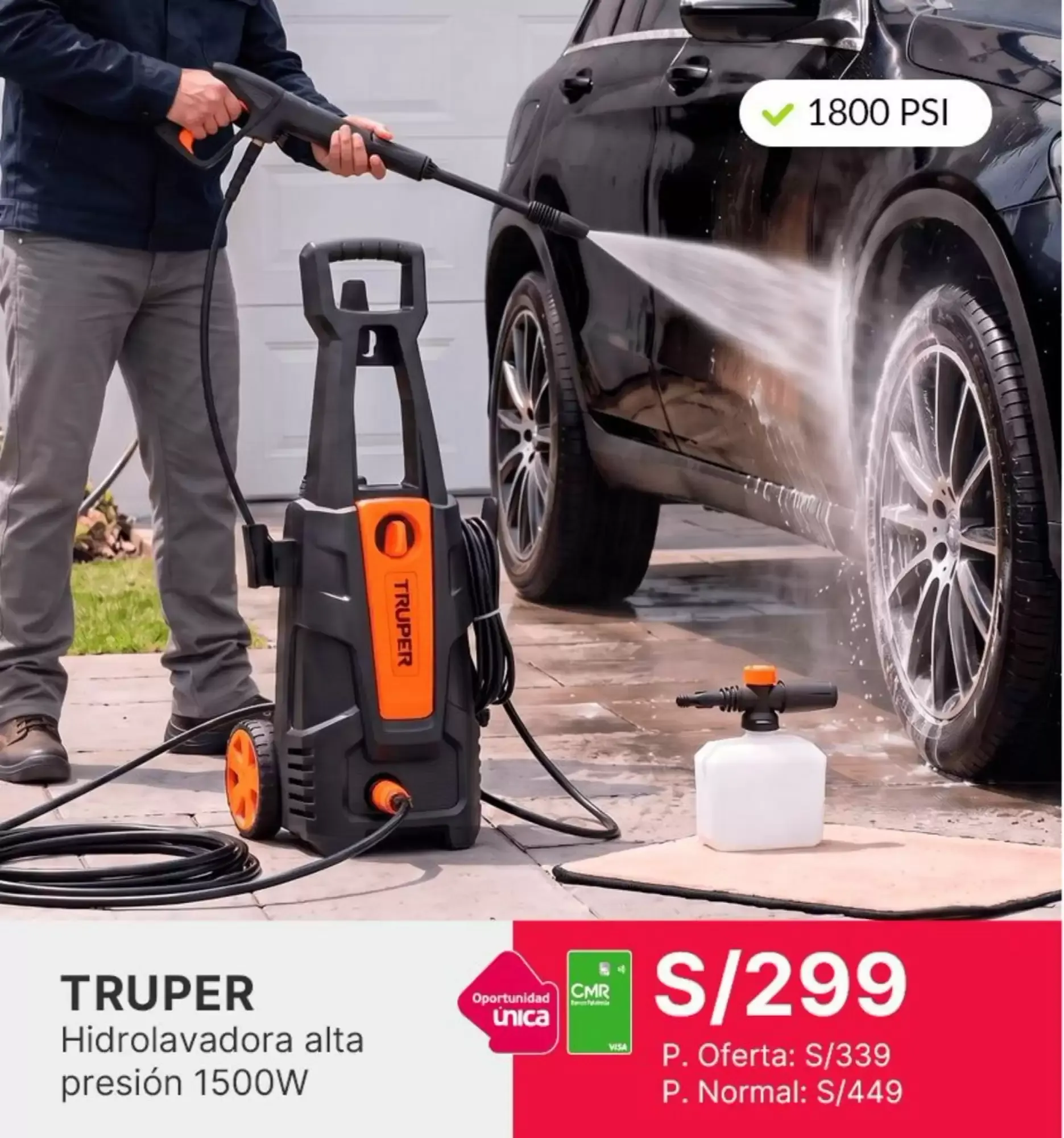 Catalogo de TRUPER Hidrolavadora alta presión 1500W 5 de agosto al 20 de agosto 2026 - Pag 1