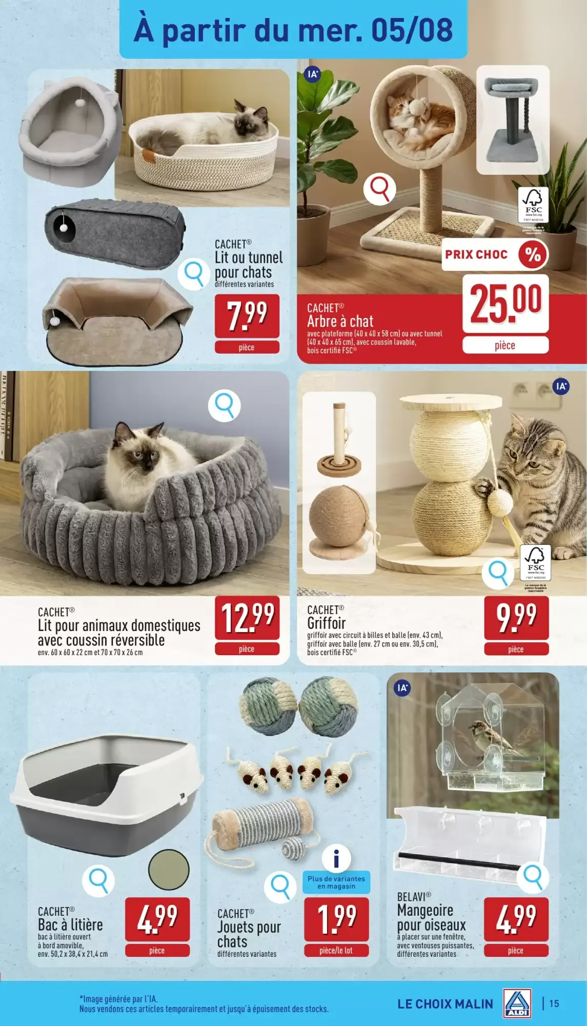 ALDI Dépliant du lun. 03/08 au sam. 08/08 inclus van 3 augustus tot 8 augustus 2026 - folder pagina 15