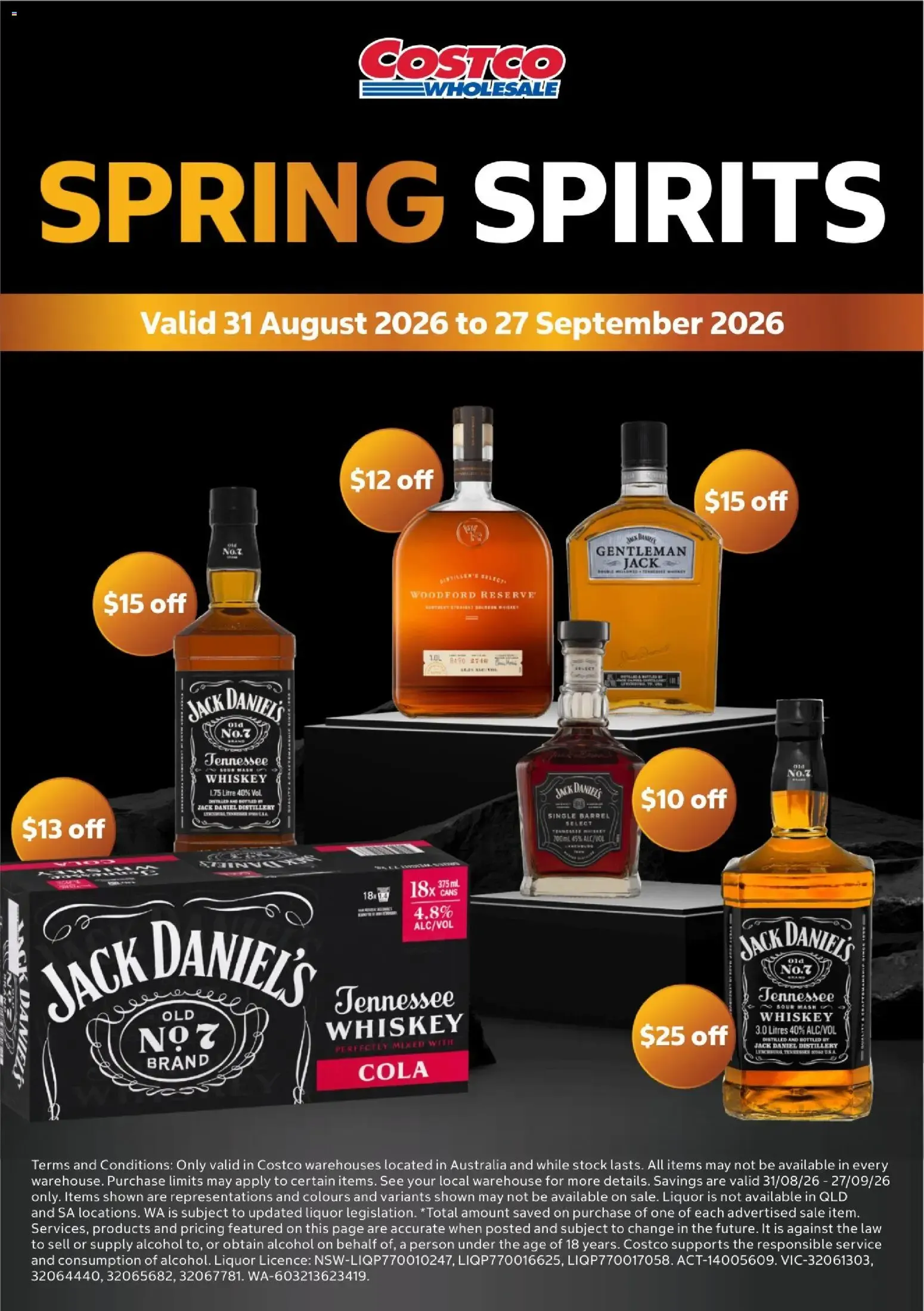 Costco Spring Spirits - Catalogue valid from 31 August to 27 September 2026 - page 1