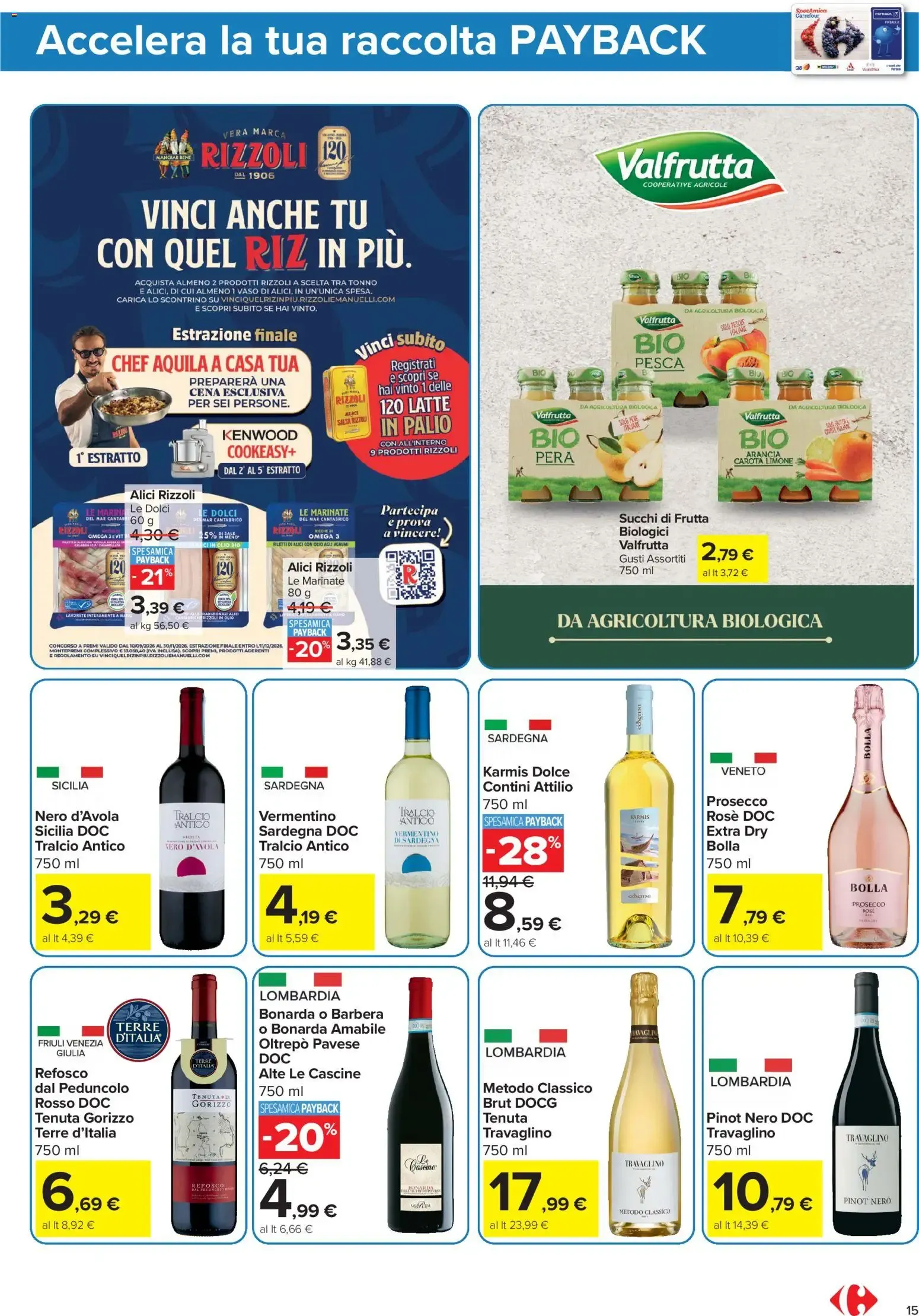 Nuovo Carrefour volantino Market - Punti Sprint Payback dal 15/09/2026 > offerte anteprima 🛍️ da 15 settembre a 28 settembre di 2026 - Pagina del volantino 15