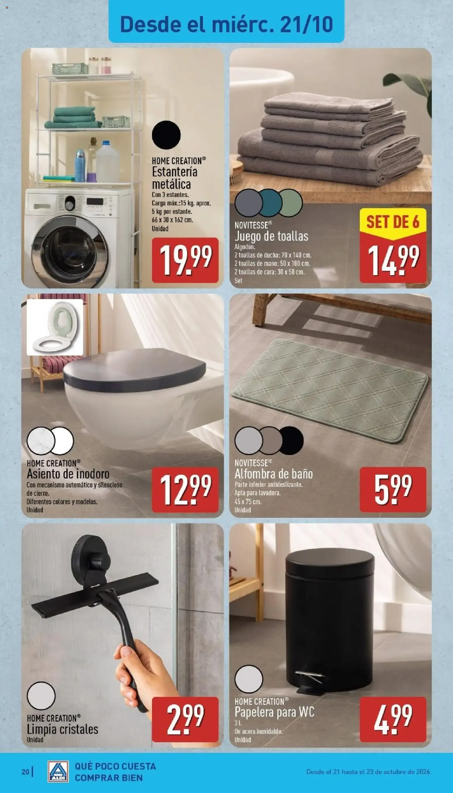 Catálogo de Aldi folleto Península del 19/10/2026 | Catálogo 19 de octubre al 25 de octubre 2026 - Página 20