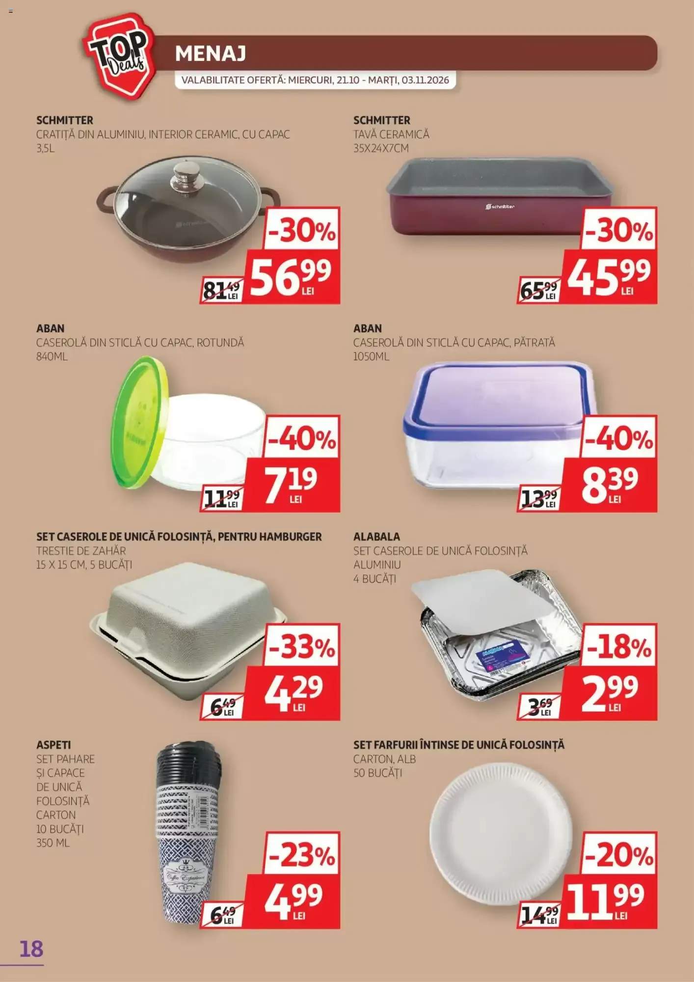 Catalog Catalog Auchan de la 21 octombrie până la 3 noiembrie 2026 - Revista Pagina 18