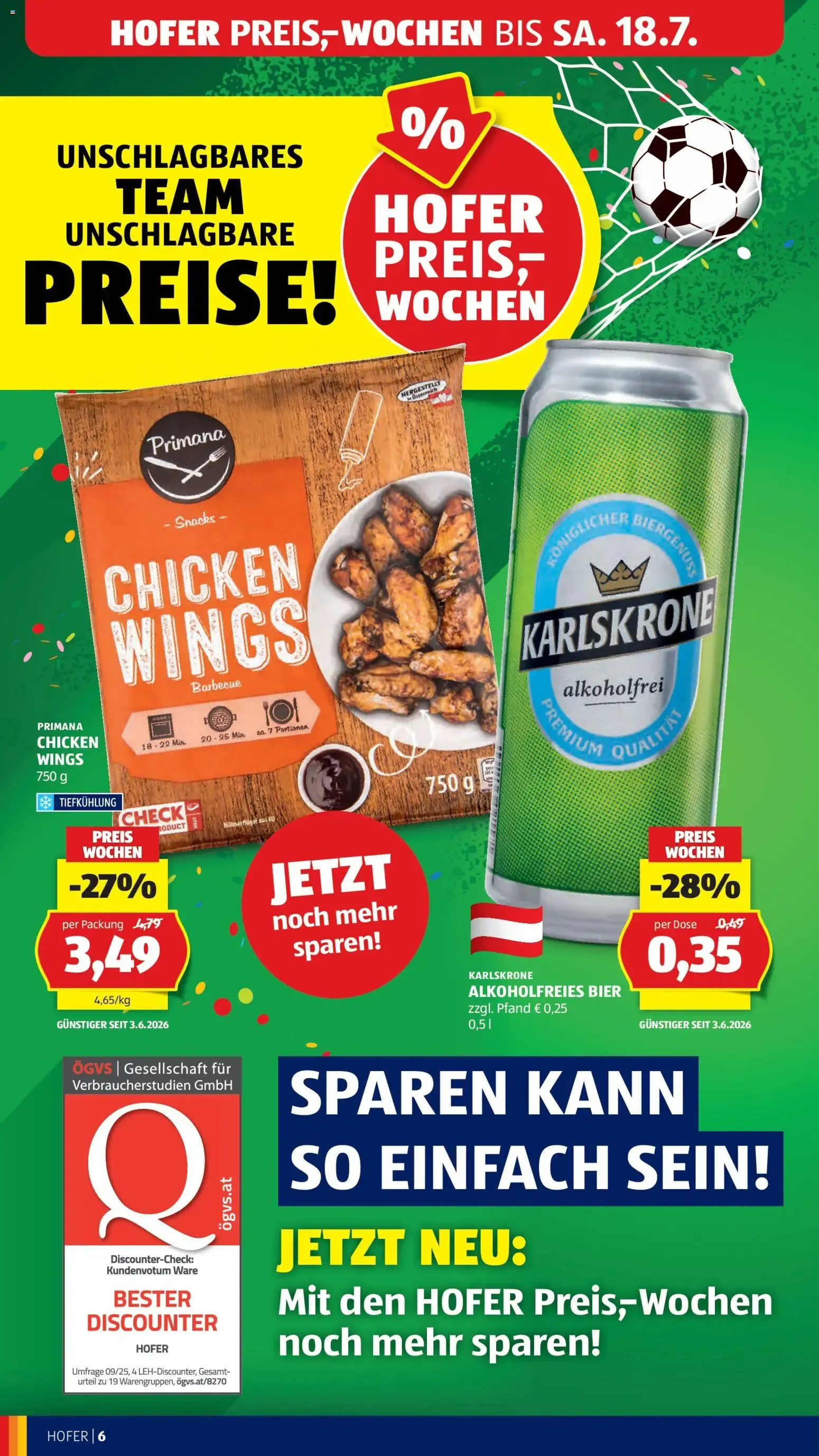 Hofer Flugblatt ab 26.06.2026 - Angebote, Aktionen von 26. Juni bis 2. Juli 2026 - Flugblätt seite  10