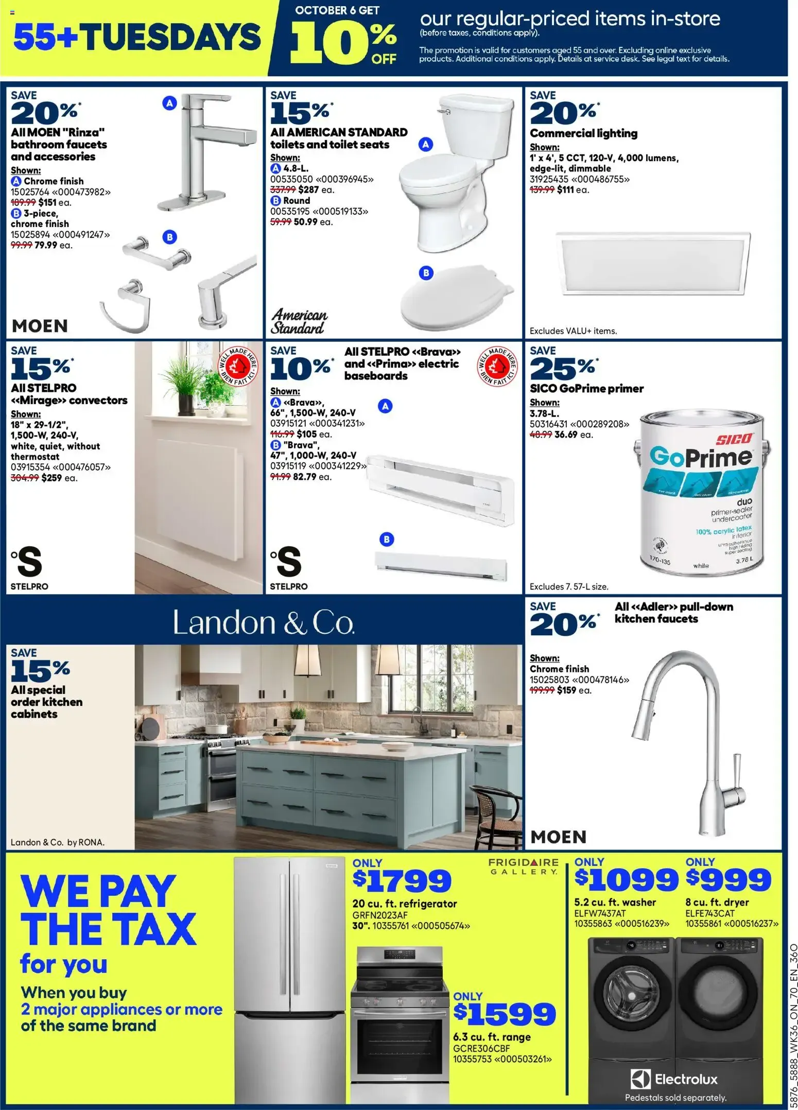 Rona weekly flyer from Oct 1, 2026 > weekly specials & deals from October 1 to October 14 2026 - flyer page 4