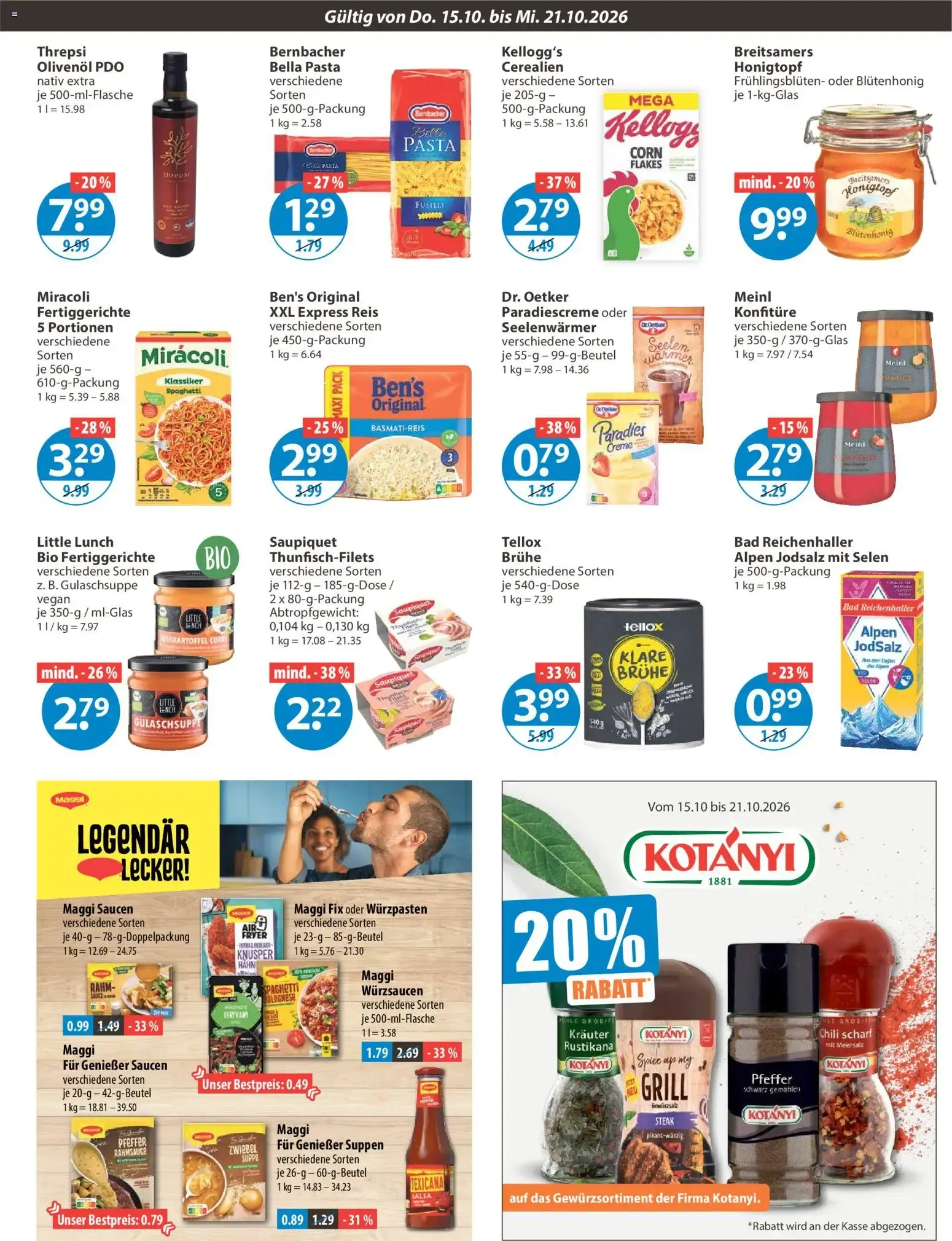 Angebote V-Markt Angebote (ab 15.10.2026) von 15. Oktober bis 21. Oktober 2026 - Prospekt seite 7