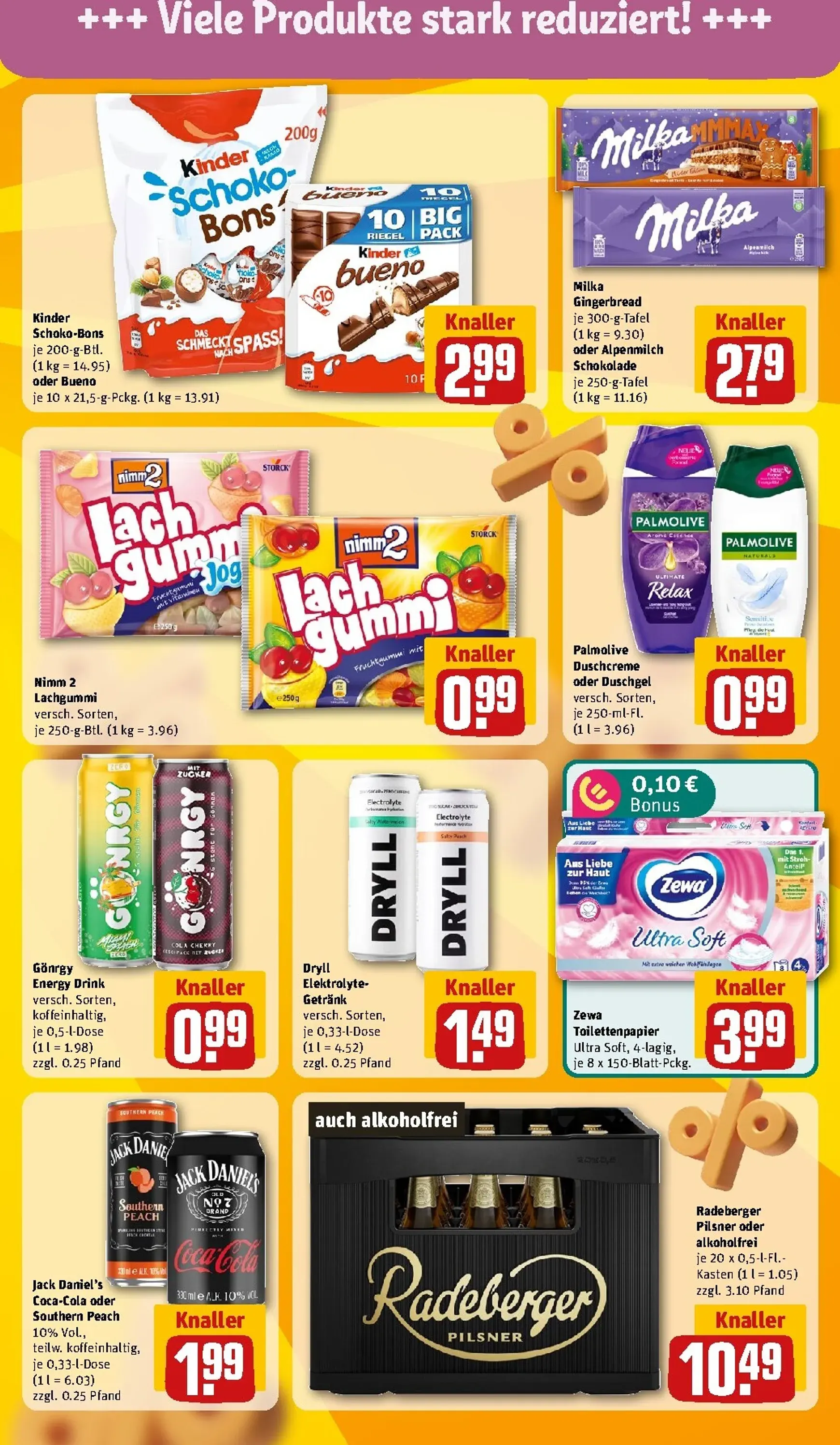 Die REWE Jubelwochen Mega Angebote, mega sparen! von 21. September bis 27. September 2026 - Prospekt seite 5