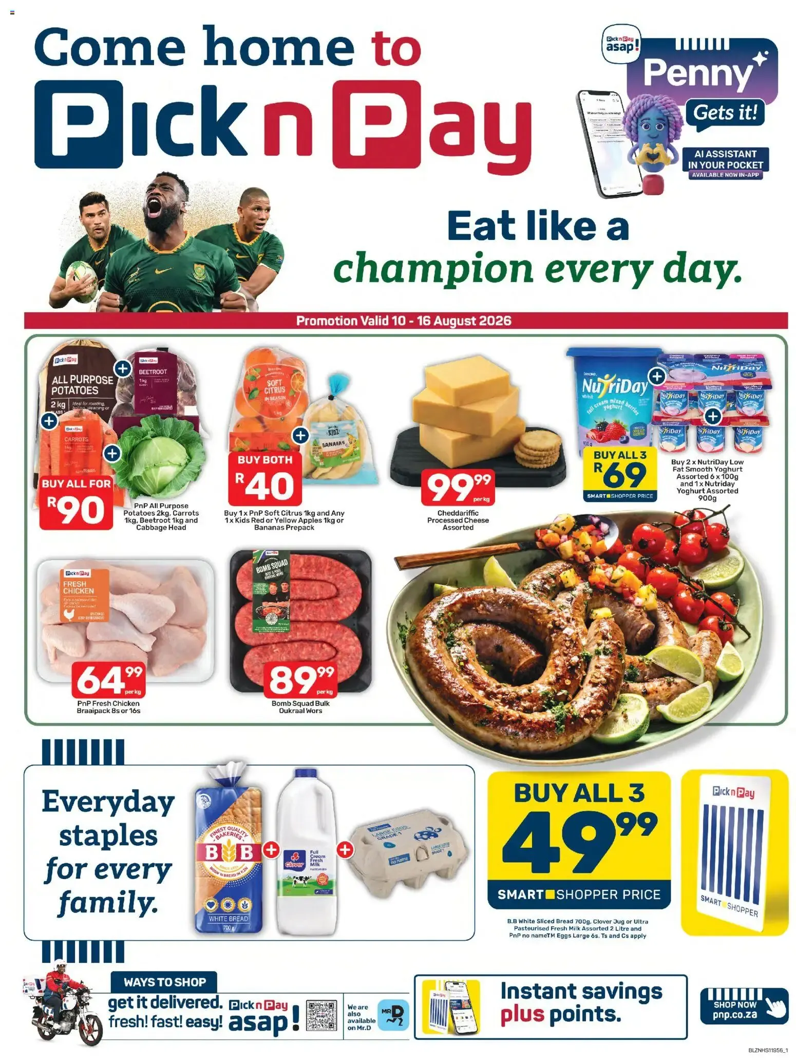 Pick n Pay KwaZulu-Natal - Weekly Specials (10/08/2026 - 16/08/2026) Online from 10 August to 16 August 2026 - Catalogue Page 1