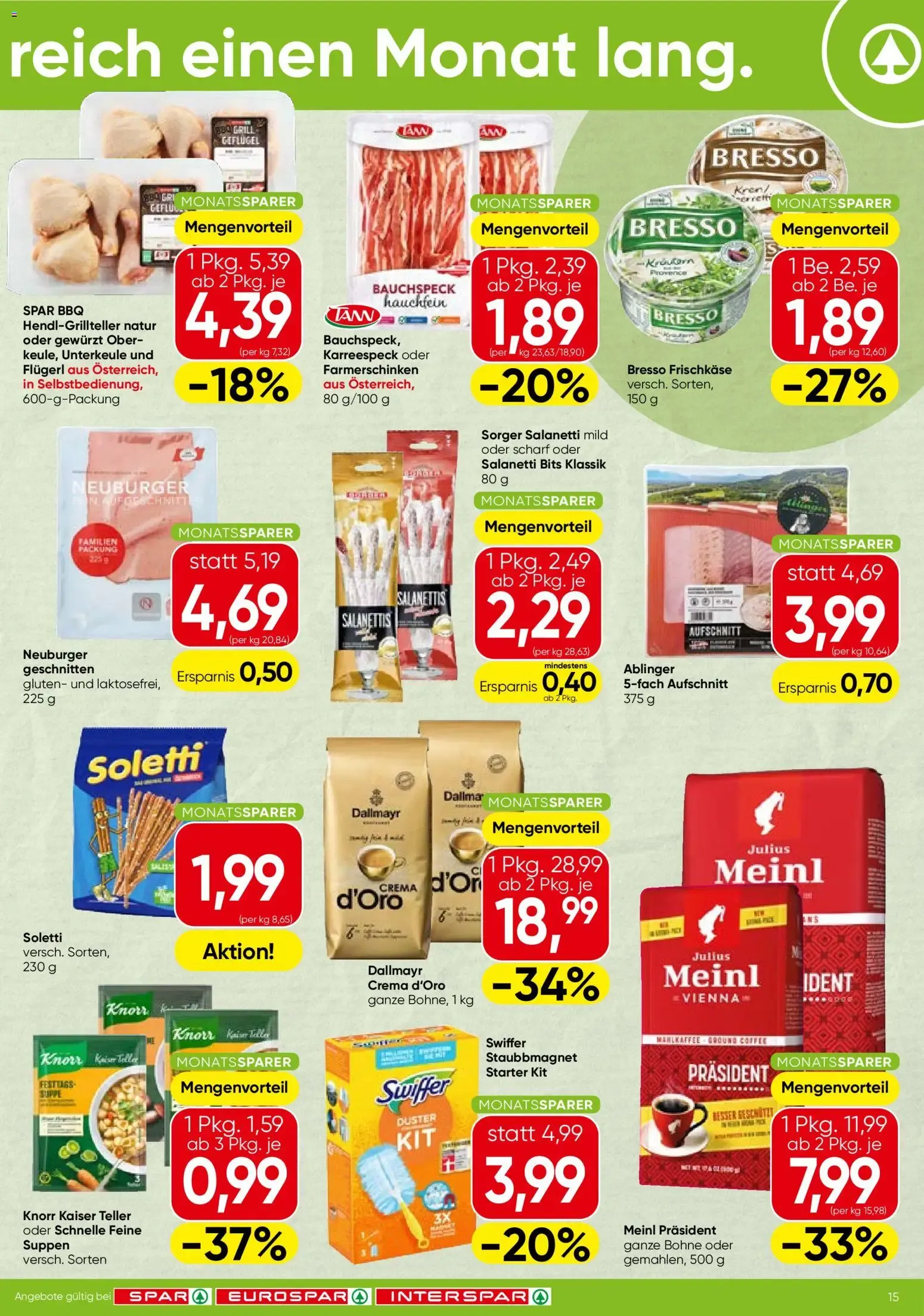 Spar Monatssparer (03.09.2026) - Angebote und Prospekt von 3. September bis 30. September 2026 - Flugblätt seite  3