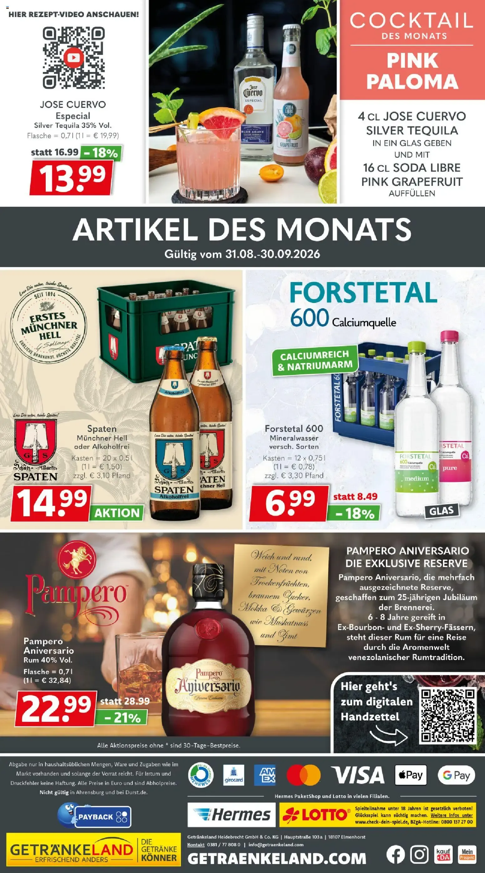 Getränkeland Prospekt (ab 31.08.2026) zum Blättern von 31. August bis 12. September 2026 - Prospekt seite 10
