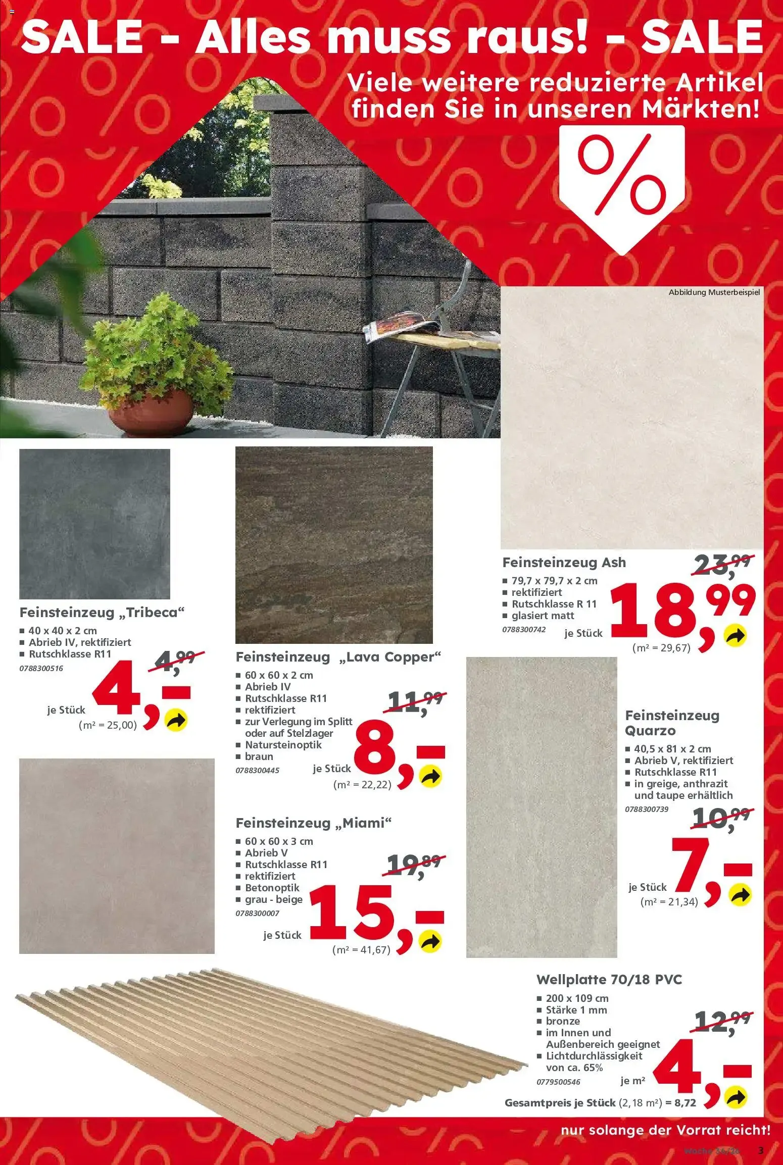 Globus Baumarkt Prospekt (ab 31.08.2026) zum Blättern von 31. August bis 5. September 2026 - Prospekt seite 3