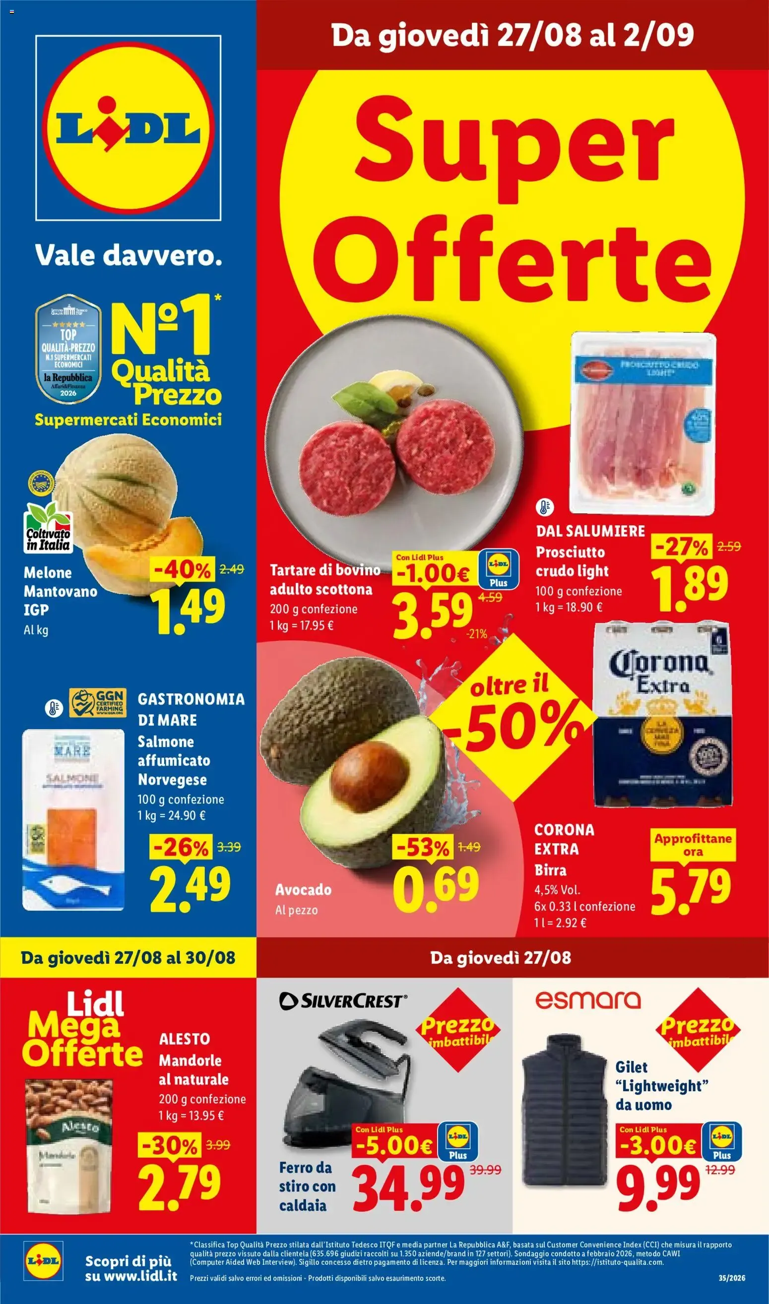Super Offerte da 27 agosto a 2 settembre di 2026 - Pagina del volantino 1