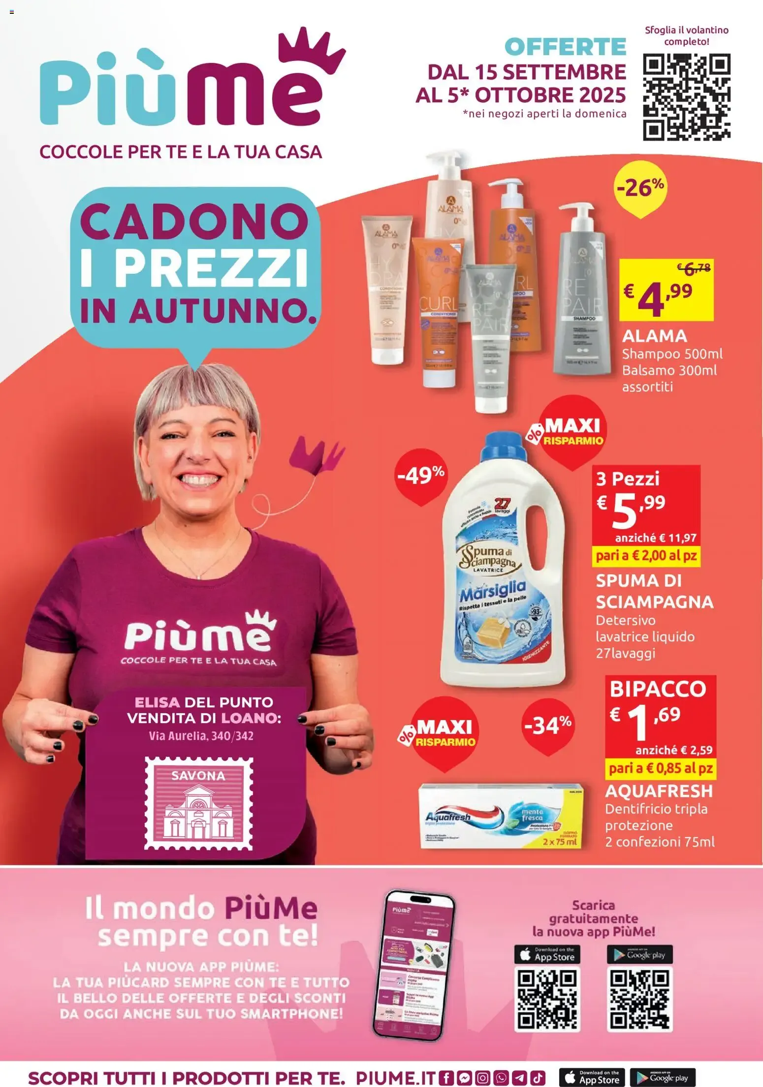 Piùme: Cadono i prezzi en otoño