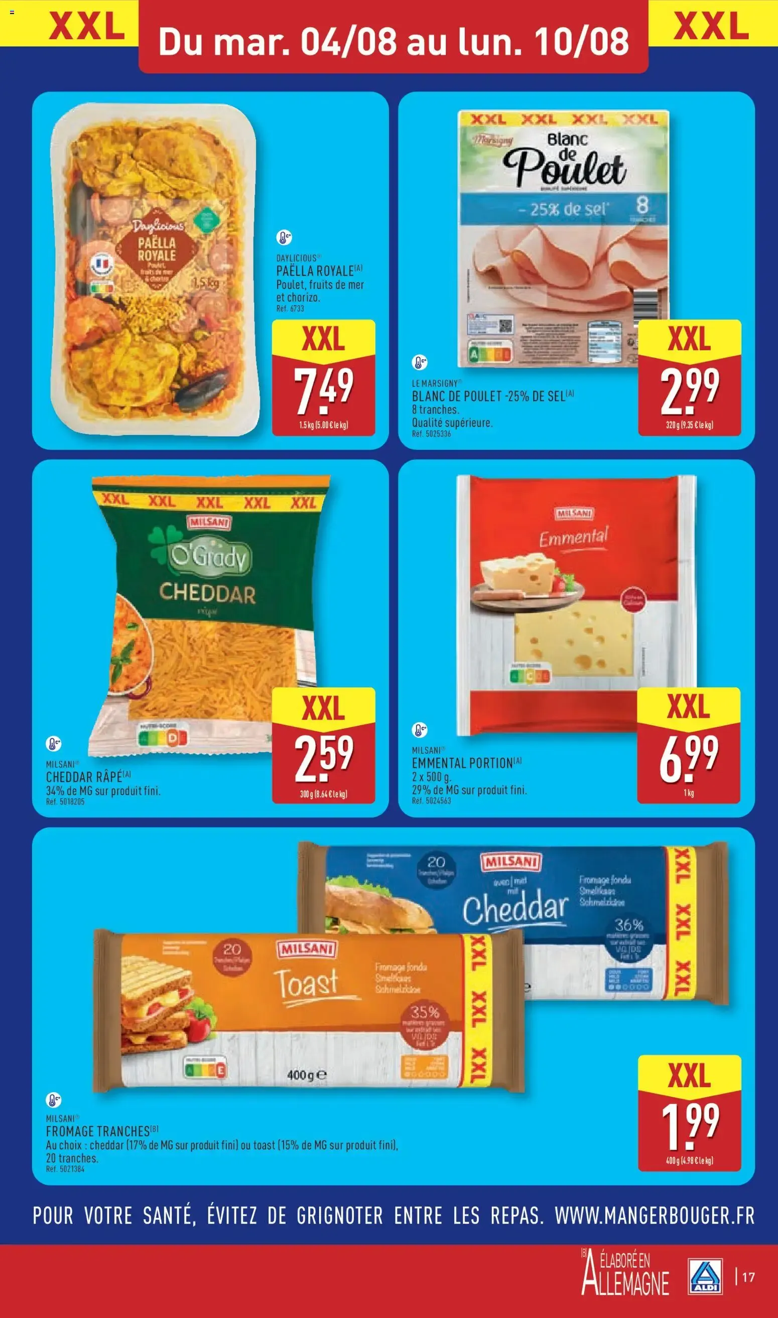 DÉCOUVREZ NOS MÉGA FORMATS À PRIX DISCOUNT. du 4 août au 10 août 2026 - Catalogue page 19