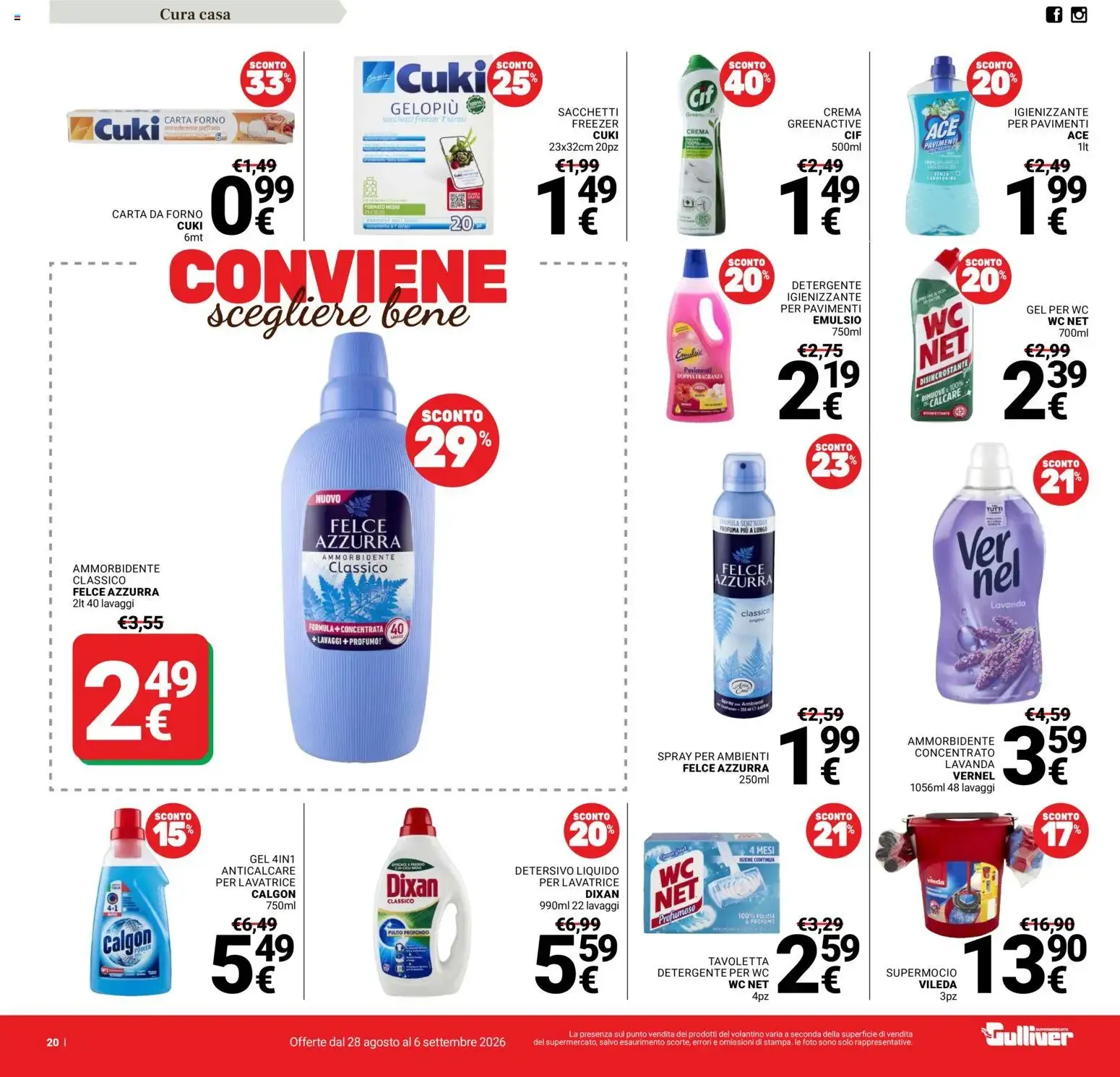 Nuovo Gulliver volantino dal 28/08/2026 > offerte anteprima 🛍️ da 28 agosto a 6 settembre di 2026 - Pagina del volantino 20