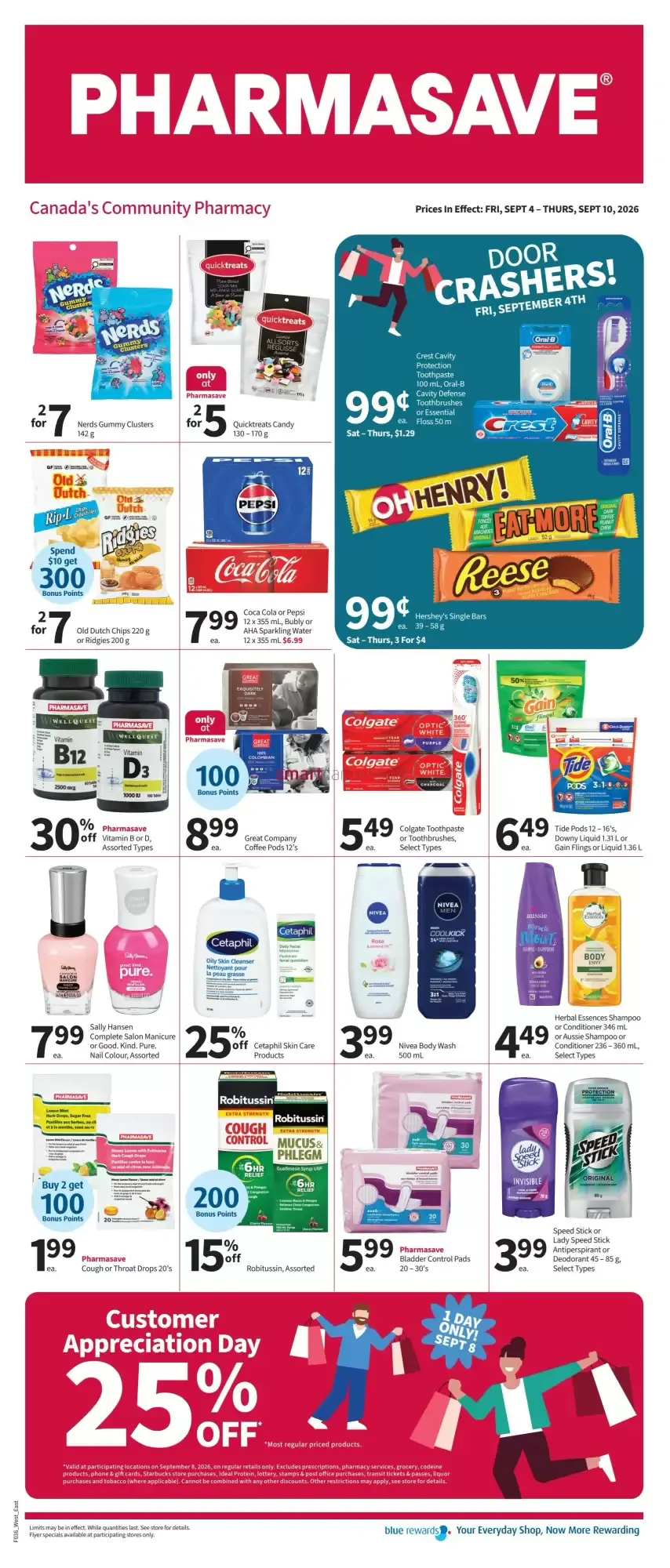 Pharmasave flyer week 36 from September 4 to September 10 2026 - flyer page 1