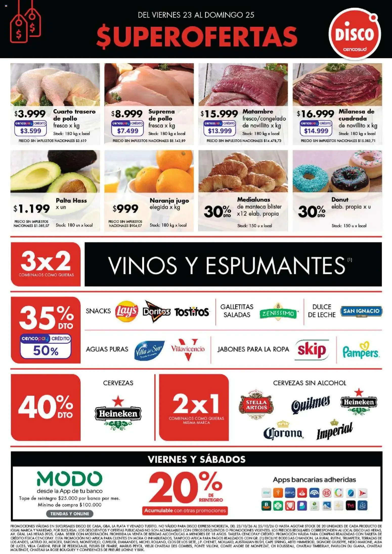 Ofertas de Disco Ofertas del 23/10/2026 - 25/10/2026 23 de octubre al 25 de octubre 2026 - Página 1 del catálogo
